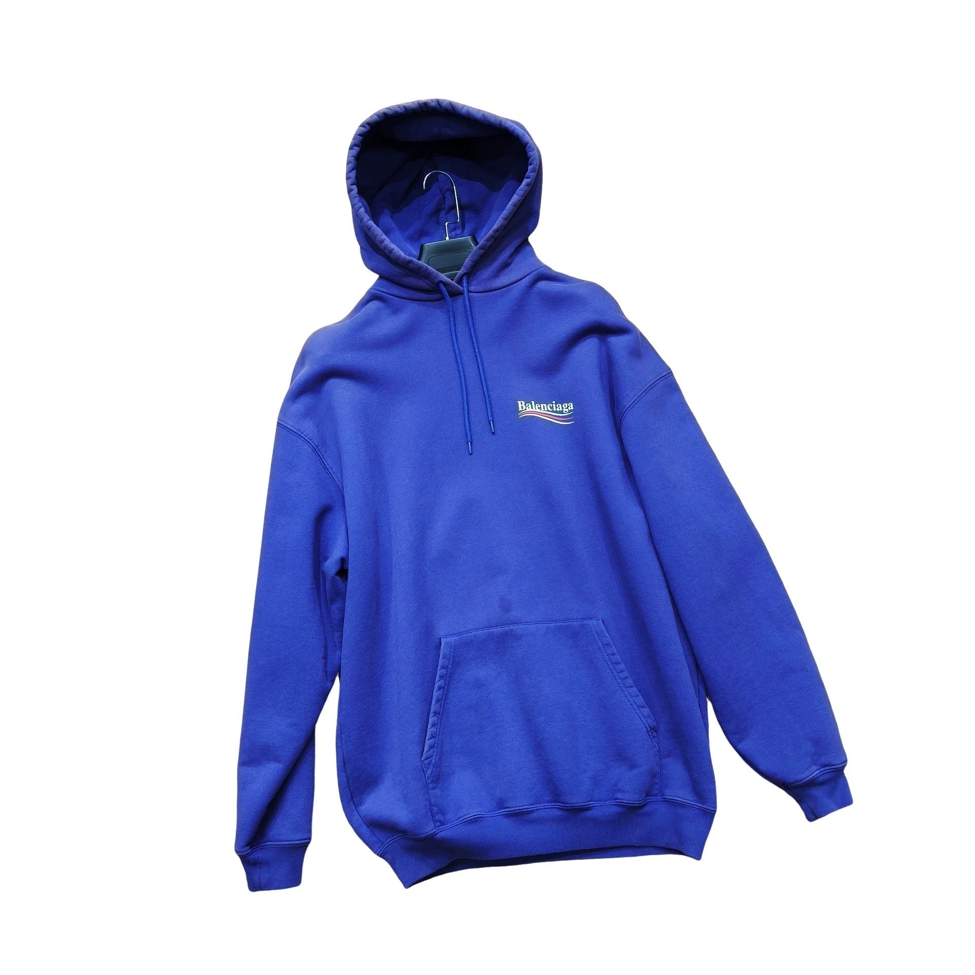 Balenciaga Balenciaga Campaign Hoodie Blue | Grailed