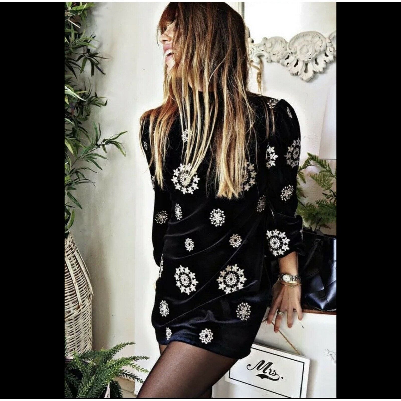 Zara ZARA Black Puff Sleeve Mini Dress NWT Size M / US 6-8 / IT 42-44 - 14 Thumbnail