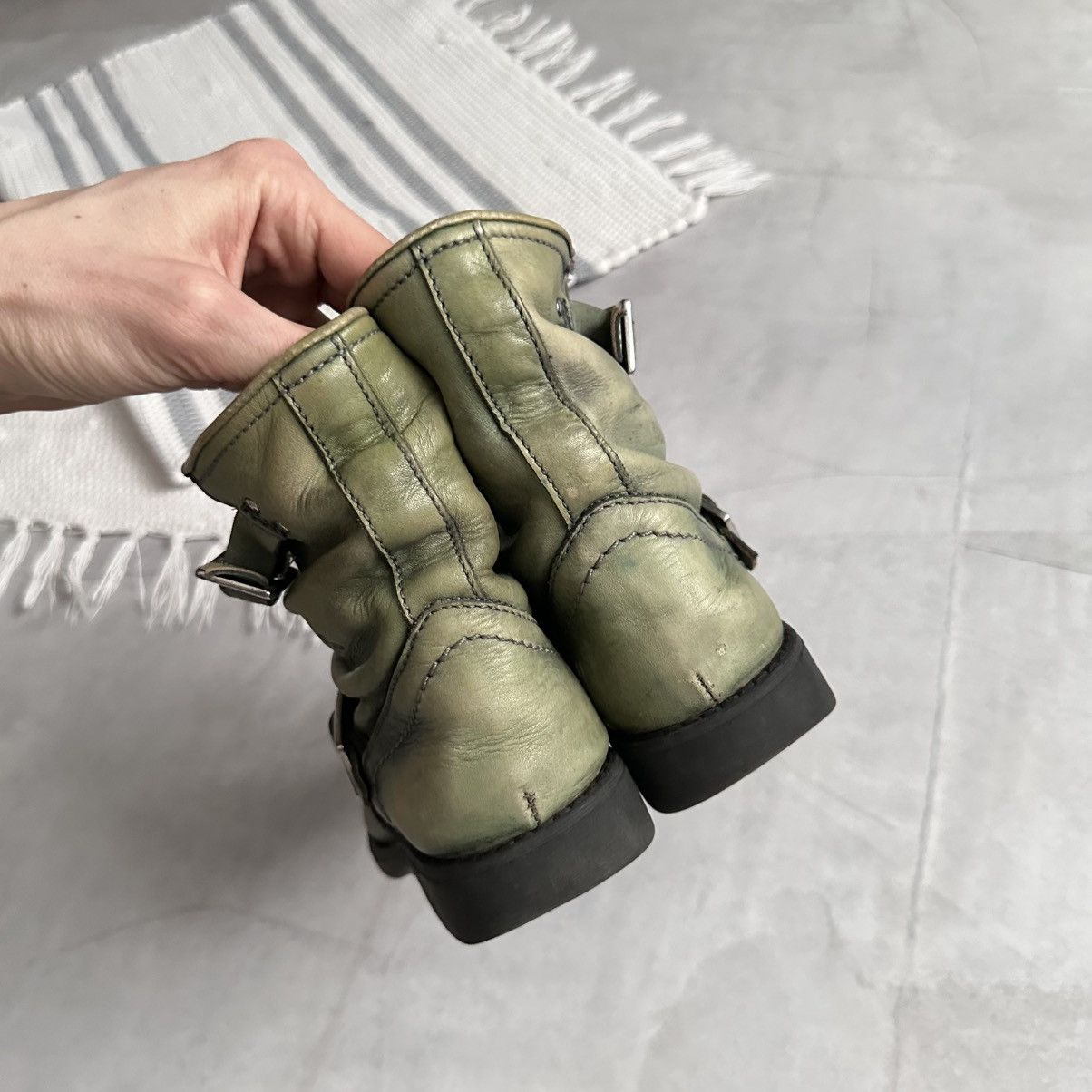 Dirk Bikkembergs 00s Dirk Bikkembergs Engineer Biker Boots AS 98 Vibe Size US 4 / IT 34 - 8 Thumbnail