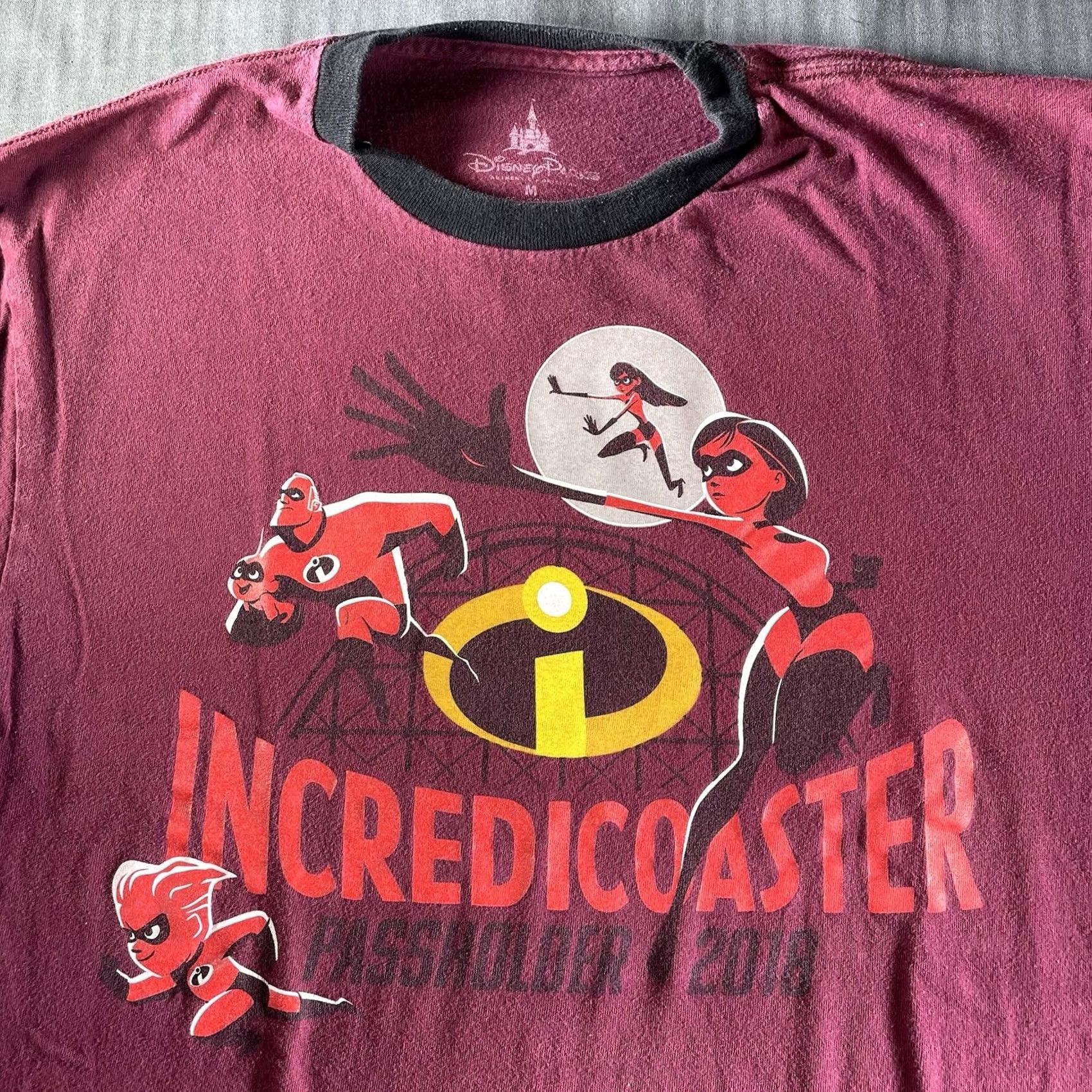 Vintage California Adventure Shirt Men’s Medium Incredible Ride Pass Hold Size US M / EU 48-50 / 2 - 2 Thumbnail