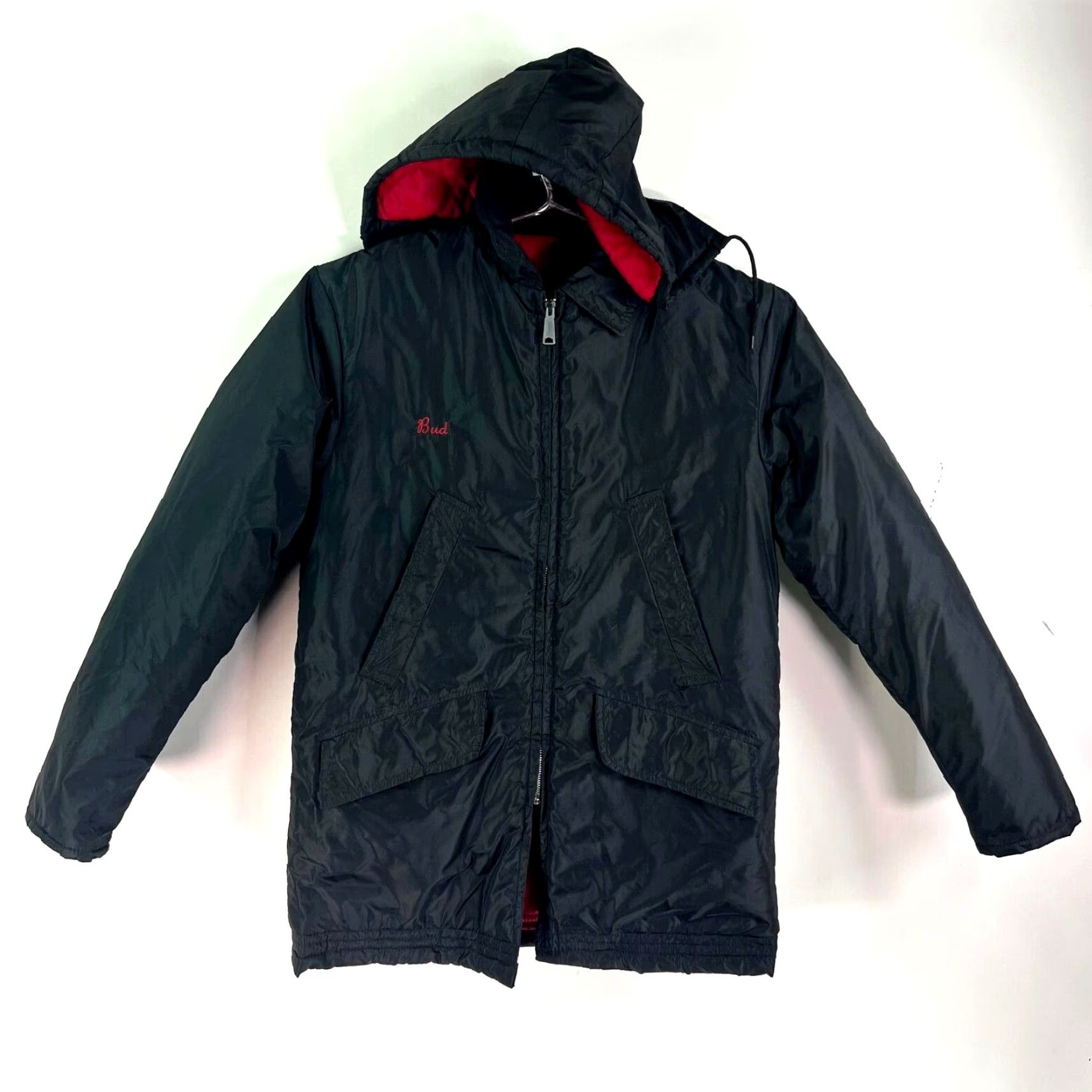 Lee VINTAGE Lee Storm Rider Parka Jacket Mens L Black Detachable Hood USA Made Size US L / EU 52-54 / 3 - 5 Thumbnail