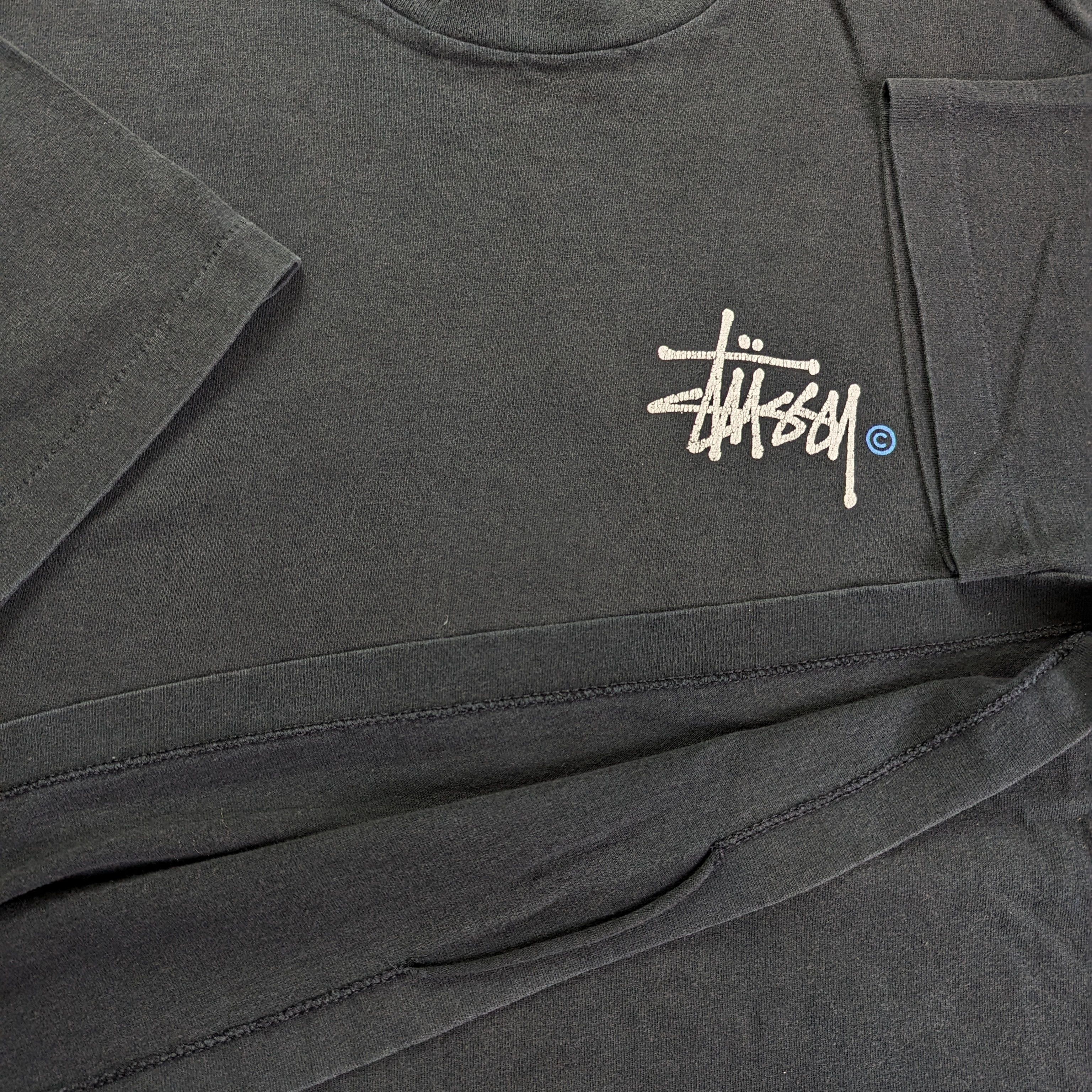 Stussy × Vintage Vintage Late 80s-Early 90s stussy big logo tshirt Size US M / EU 48-50 / 2 - 5 Thumbnail