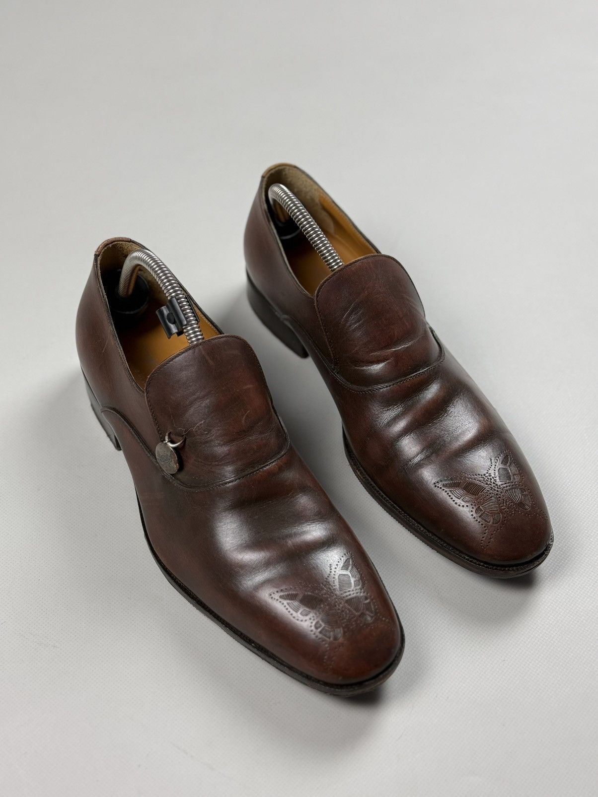 Sergio Rossi Sergio Rossi Men’s Leather Formal Brogue Shoes Size US 8.5 / EU 41-42 - 1 Thumbnail