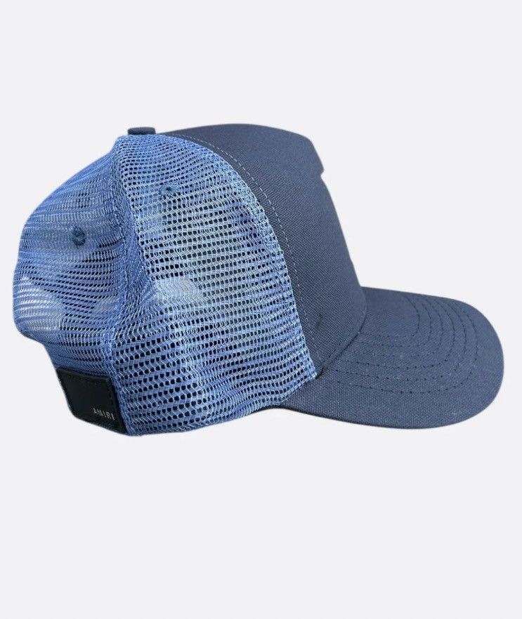 NEW! Amiri MA Navy & White Logo Trucker Hat