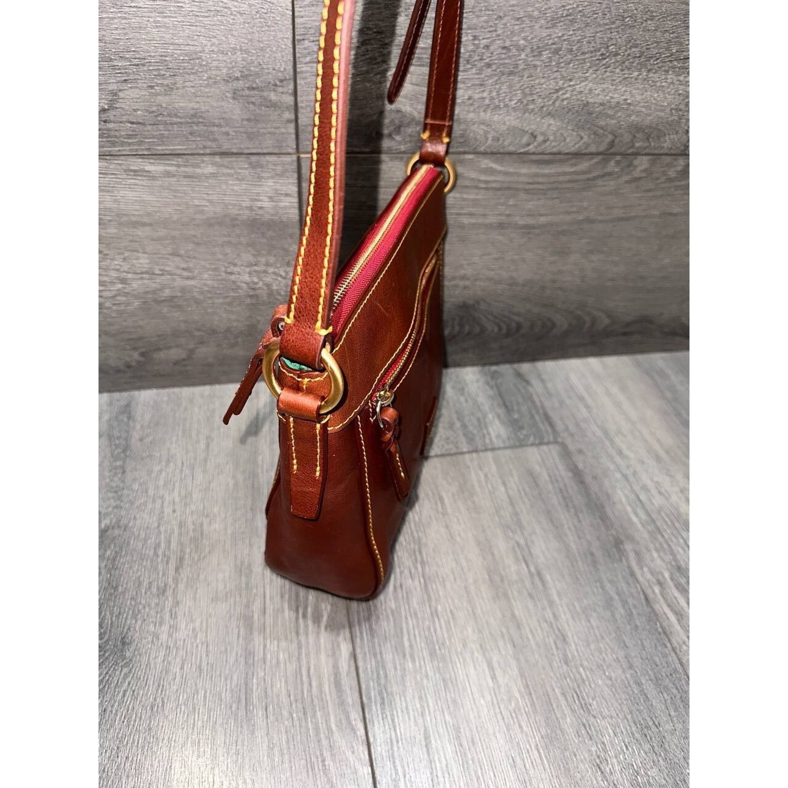 Dooney & Bourke Dooney & Bourke Florentine Leather Allison Cross Bag A639115 Size ONE SIZE - 6 Thumbnail