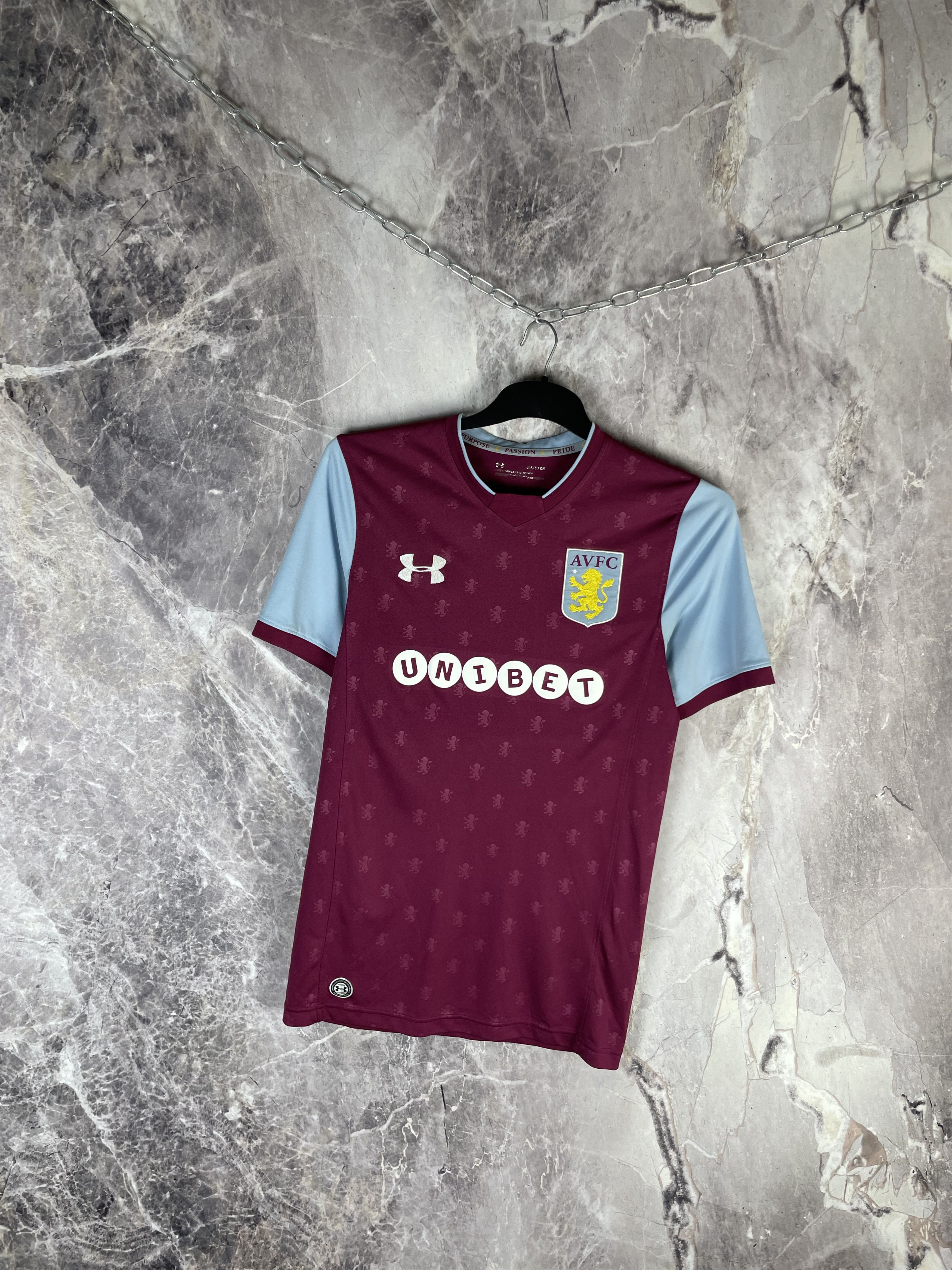 Under Armour Under Armour Aston Villa FC AVFC Soccer Jersey Blokecore Size US S / EU 44-46 / 1 - 2 Thumbnail