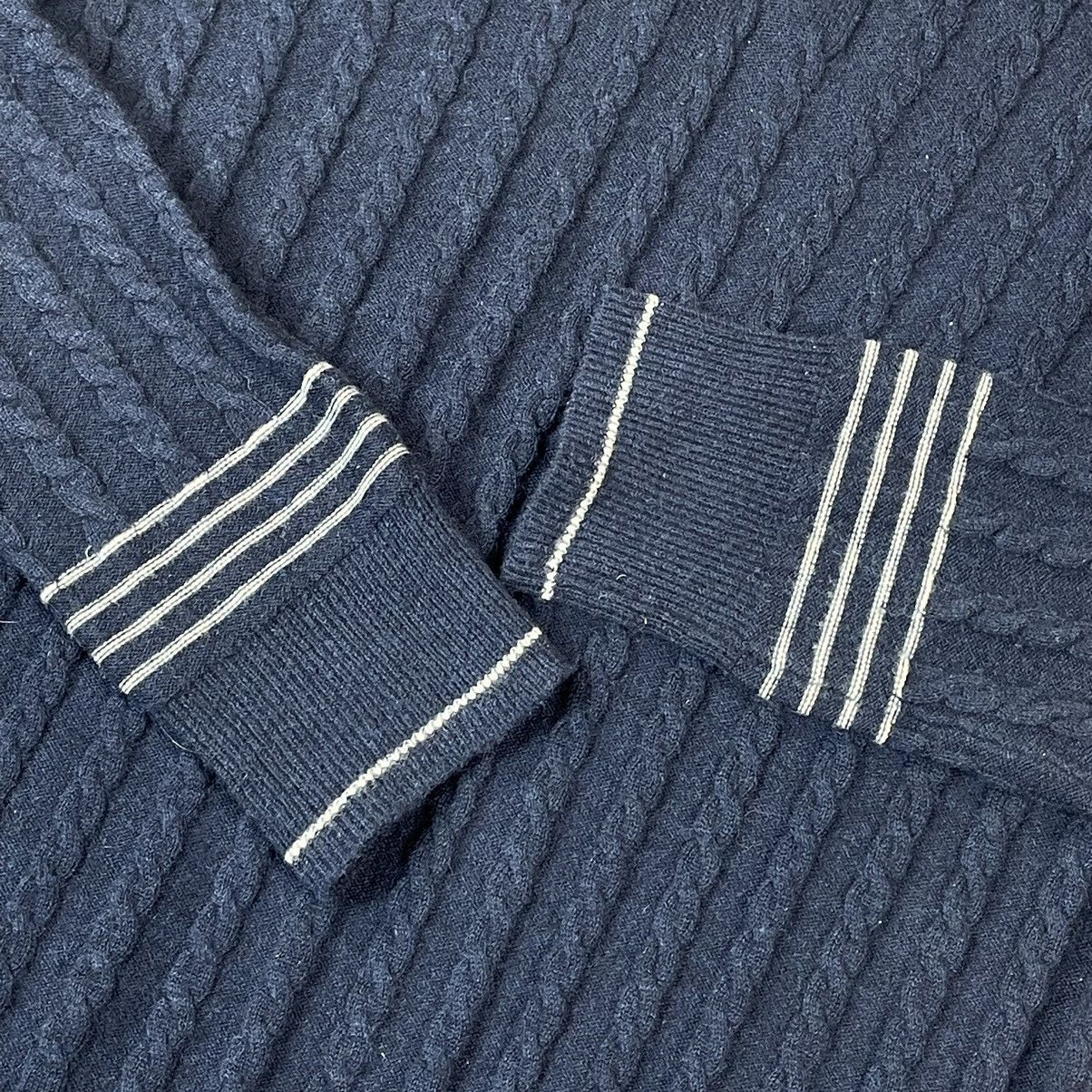 A.P.C. × Japanese Brand A.P.C. Rue Madame Paris V-Neck Ribbed Wool Sweater Size US S / EU 44-46 / 1 - 8 Thumbnail