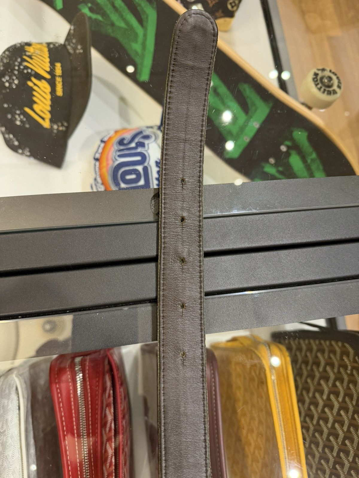 Louis Vuitton Louis Vuitton Canvas Monogram Belt - Green Size 32 - 9 Thumbnail