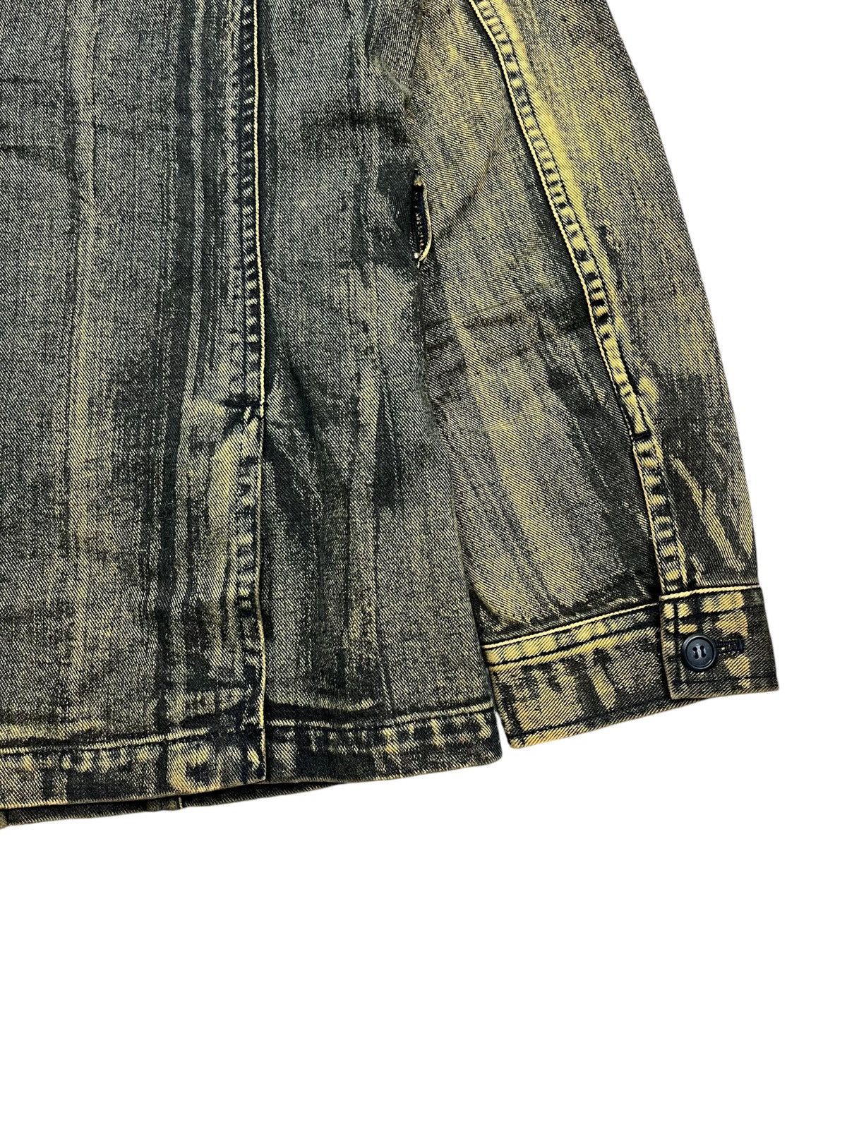 If Six Was Nine 2000s Tornado Mart - Extreme Mud Wash Denim Jacket Size US L / EU 52-54 / 3 - 7 Thumbnail