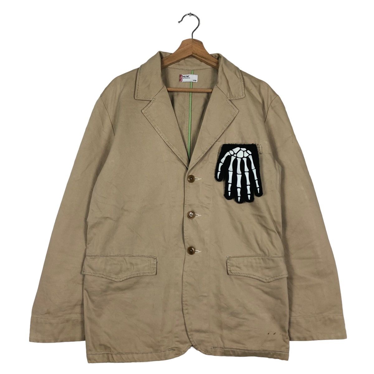 Levi's 🔥90’s Vintage Chore Jacket Double Breast Levi’s Red Tab Size US L / EU 52-54 / 3 - 2 Thumbnail