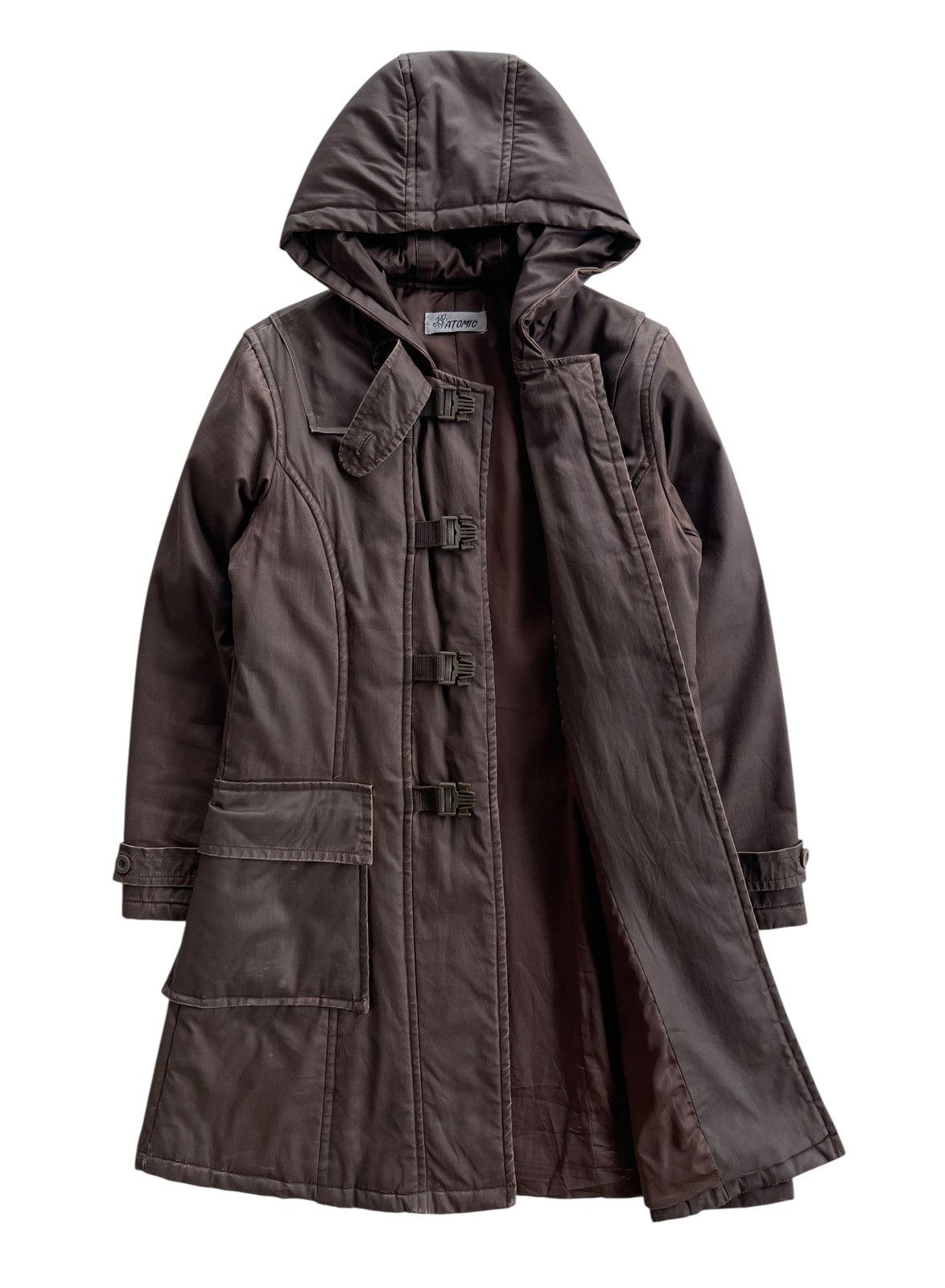 Atomic Atomic Waxed Parka Hooded Jacket Size M / US 6-8 / IT 42-44 - 3 Thumbnail