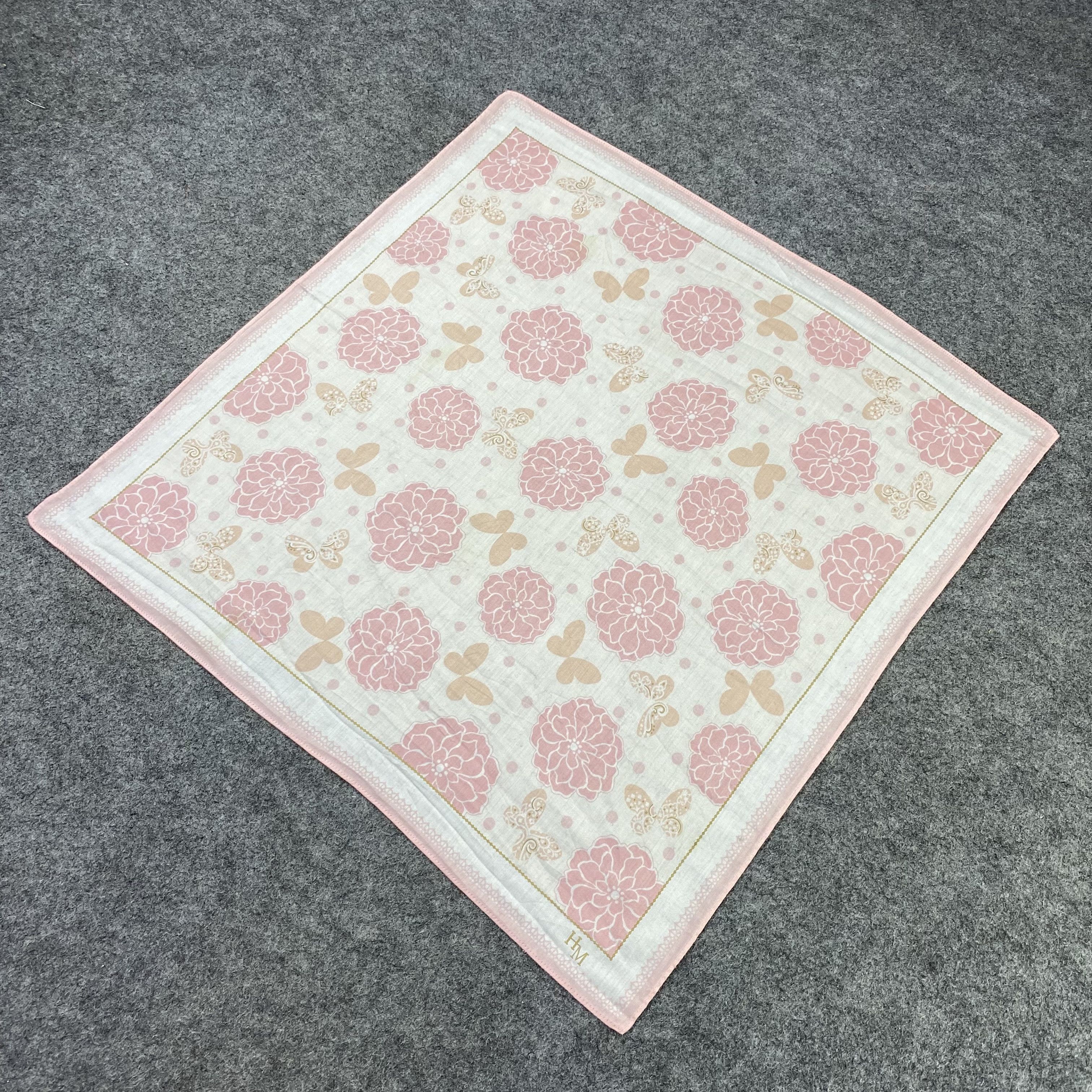Hanae Mori Hanae Mori Handkerchief Neckerchief Bandana-B1839 Size ONE SIZE - 4 Thumbnail
