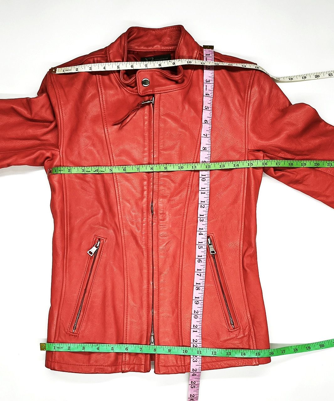Y'2 Leather Y'2 LEATHER red riding women full leather jacket Size US XS / EU 42 / 0 - 9 Thumbnail
