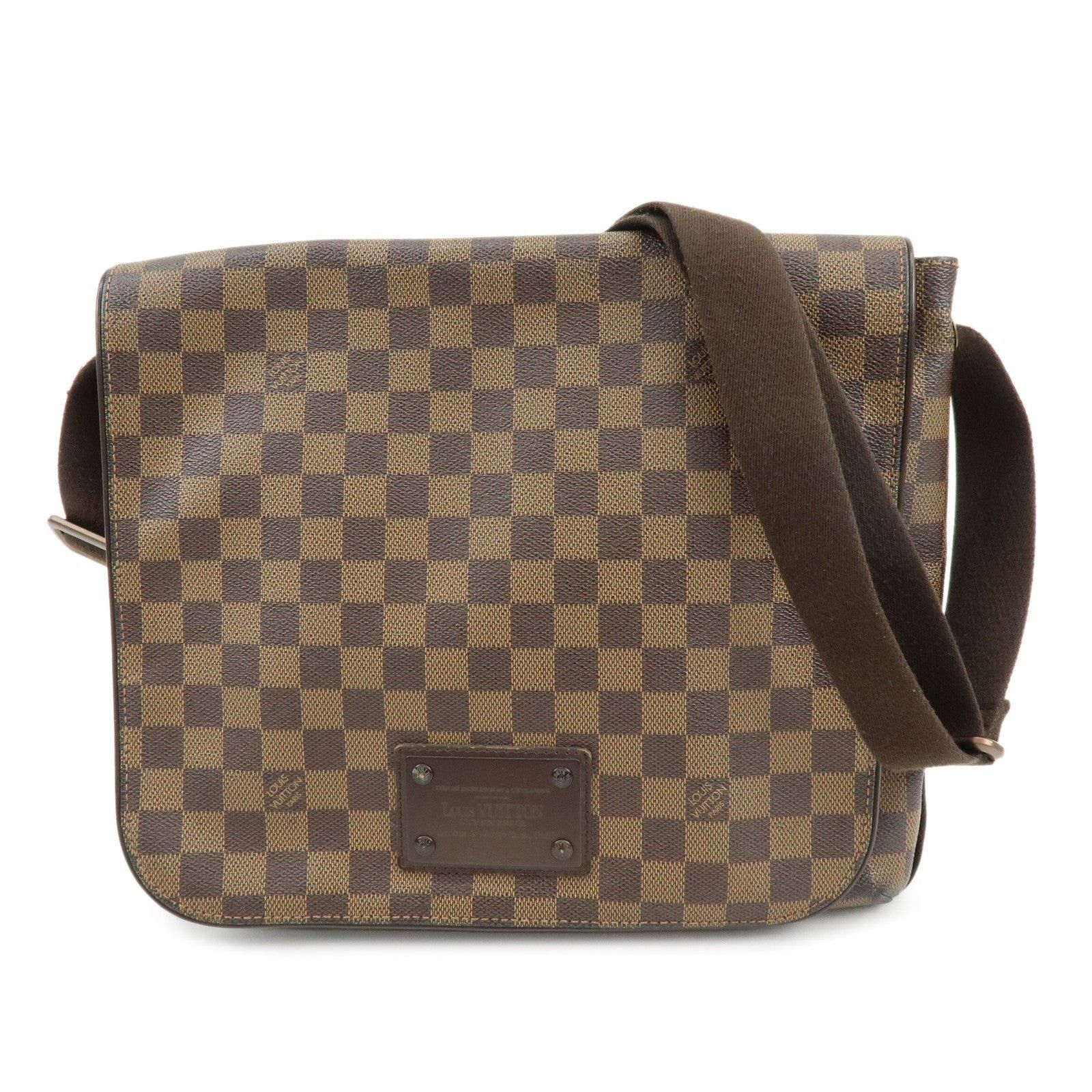 Louis Vuitton Louis Vuitton Damier Ebene Brooklyn Messenger Bag Size ONE SIZE - 1 Thumbnail