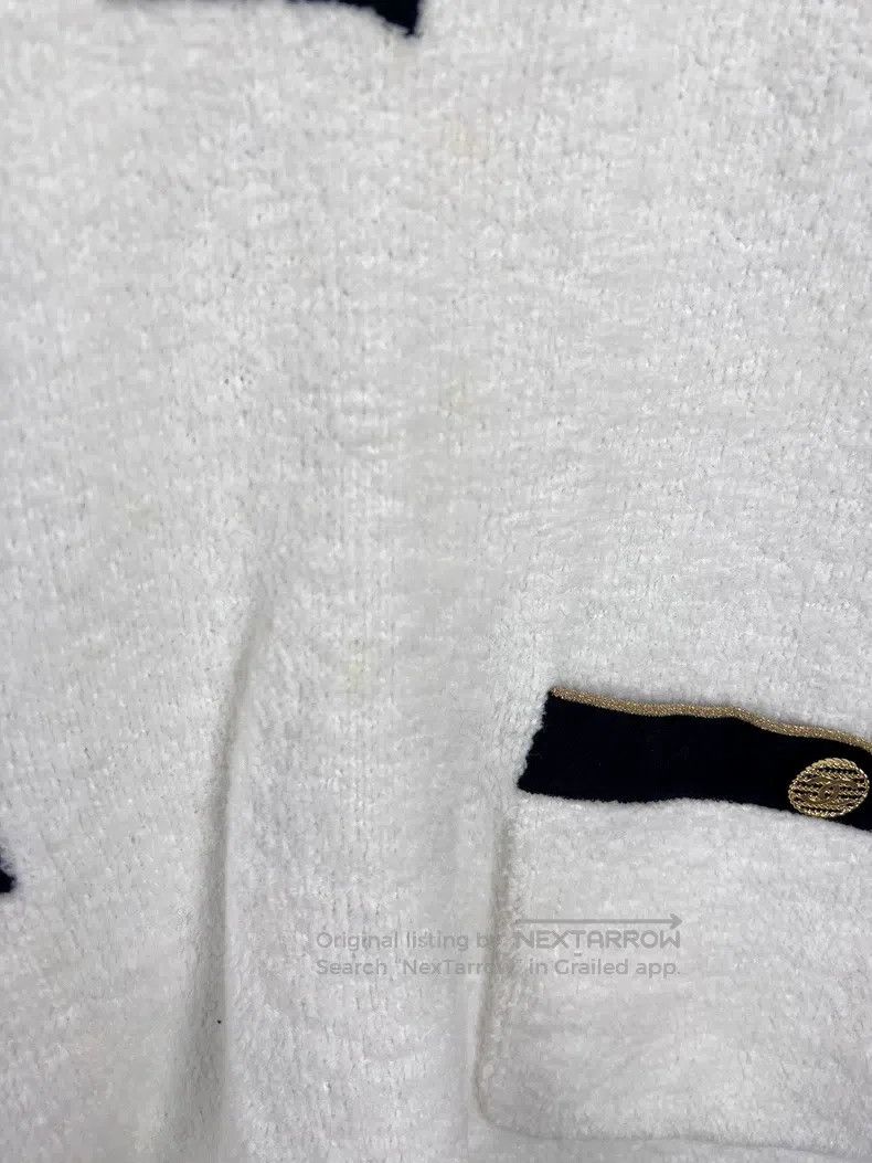Chanel Chanel Long-sleeved dress made of cruise ship series towel Size XS / US 0-2 / IT 36-38 - 7 Thumbnail