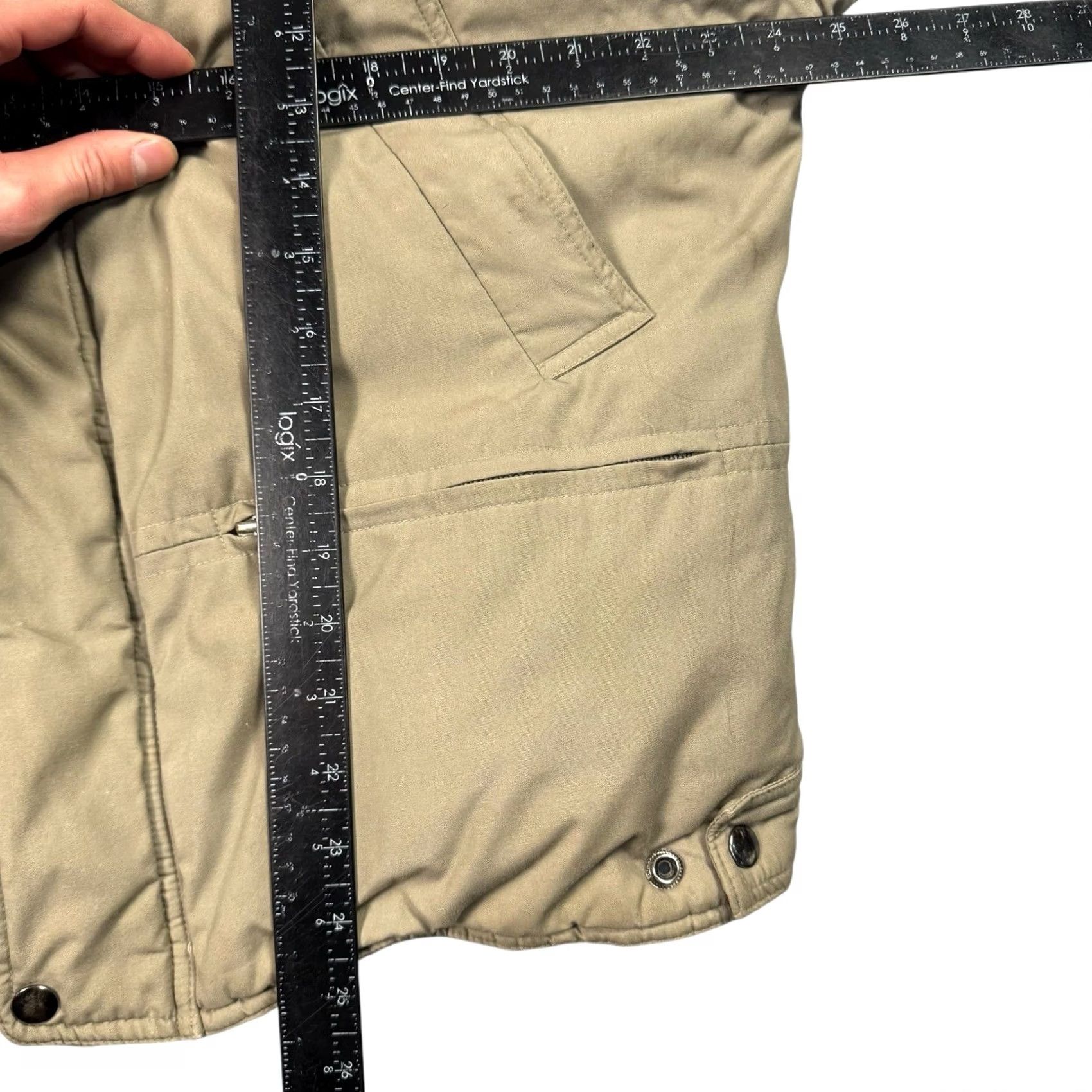 Hardy Amies VINTAGE Hardy Amies London Down Jacket Flannel Lined Men's M Full Zip Hooded Zipper Pockets 80s 90s London Mens Size US M / EU 48-50 / 2 - 5 Thumbnail