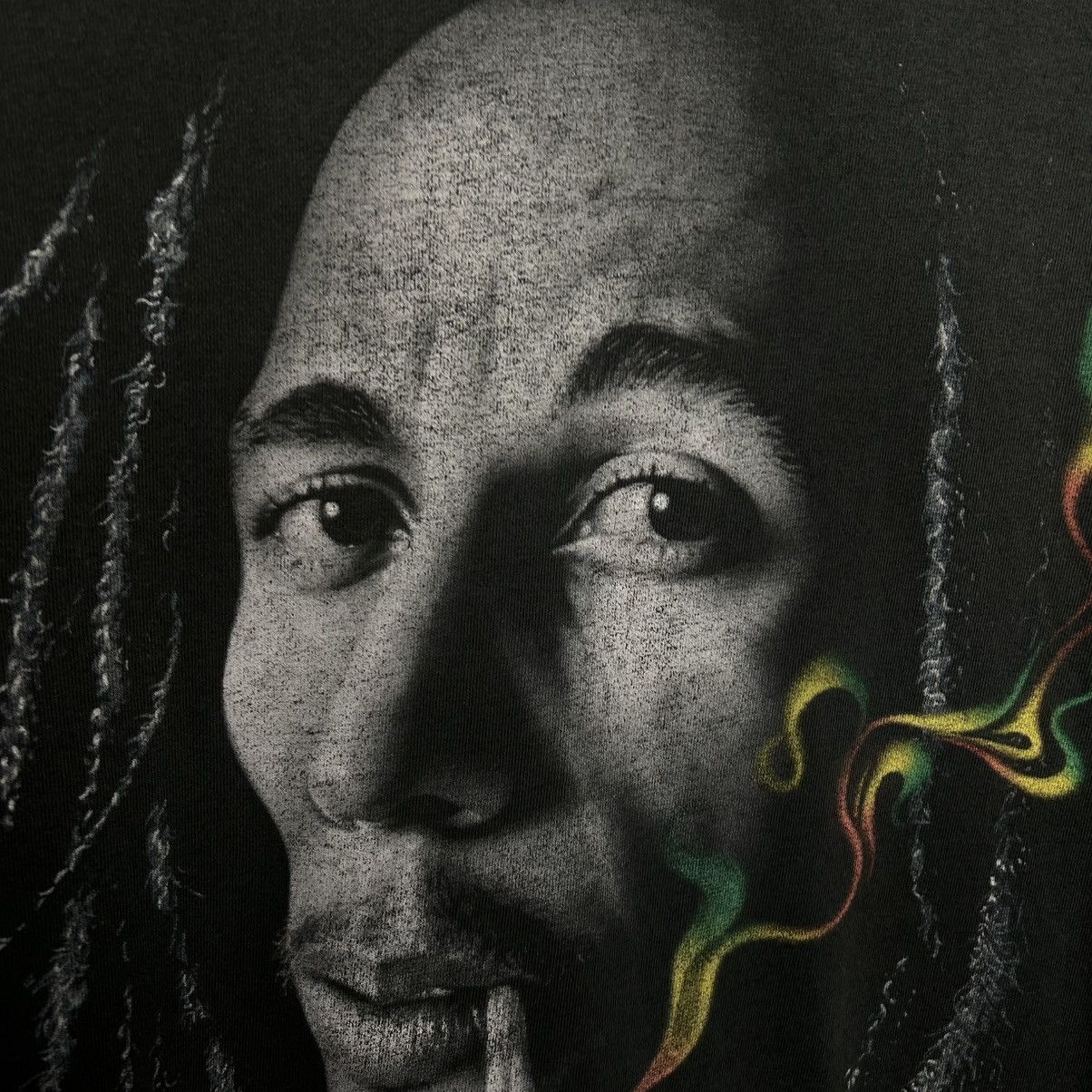 Bob Marley Vintage Bob Marley Zion Tag 1990’s graphic logo band tee Size US L / EU 52-54 / 3 - 3 Thumbnail