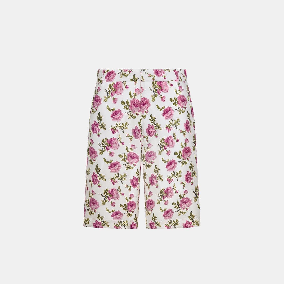image of Dior O1Bcso1Str0524 Shorts In White & Pink in Pink White, Men's (Size 36)