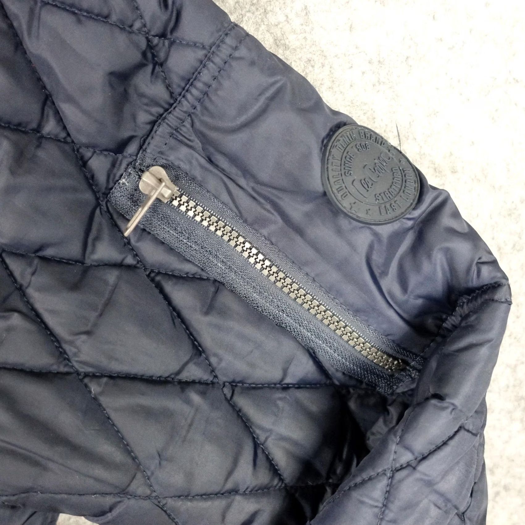 Vintage Lee Cooper Jacket Mens Medium Blue Quilted Bomber Full Zip Padded Lined Casual Zip Pockets Insulated Size US M / EU 48-50 / 2 - 4 Thumbnail