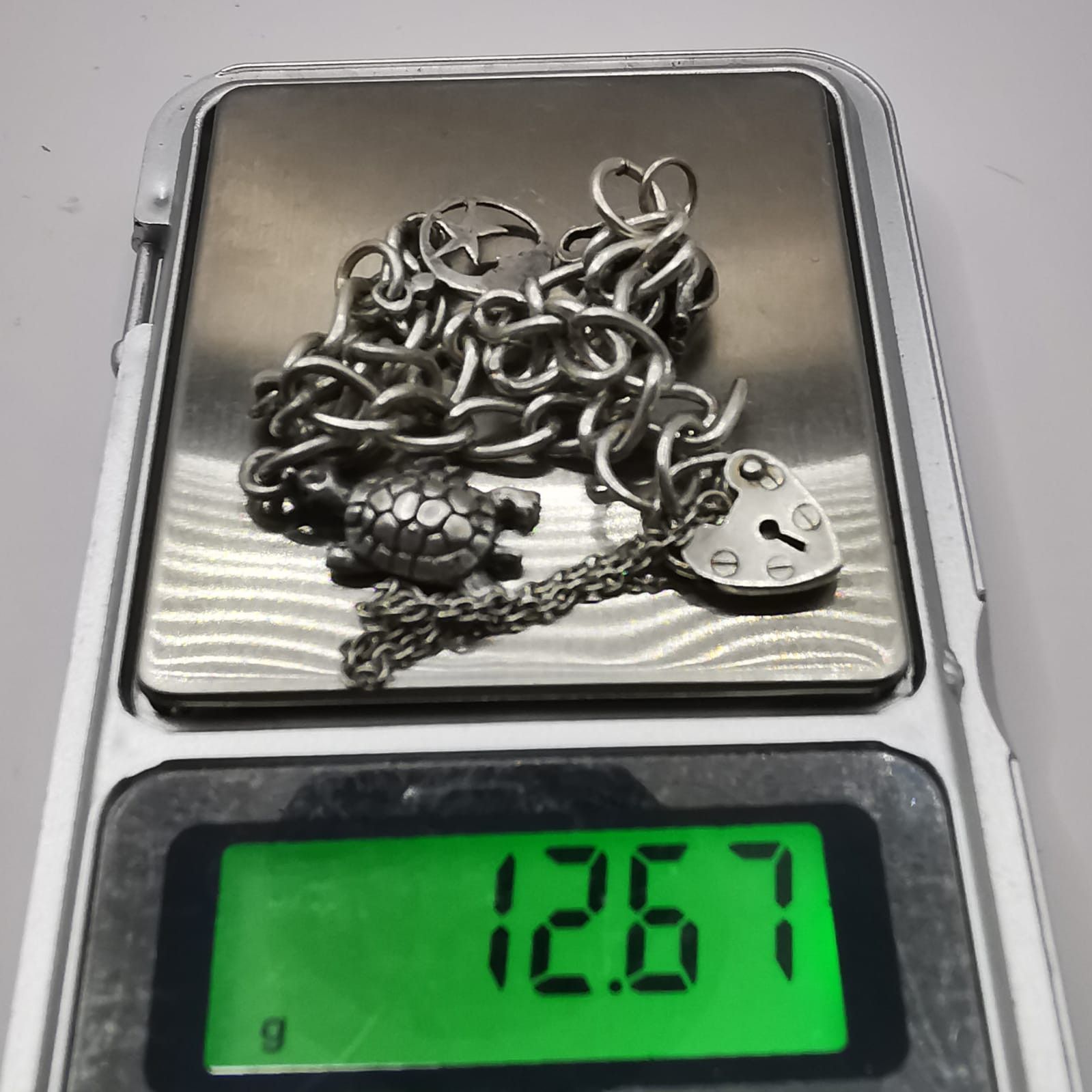 Sterling Silver Vintage Bracelet Jewelry,925 Sterling Silver 12,67g Size ONE SIZE - 5 Thumbnail