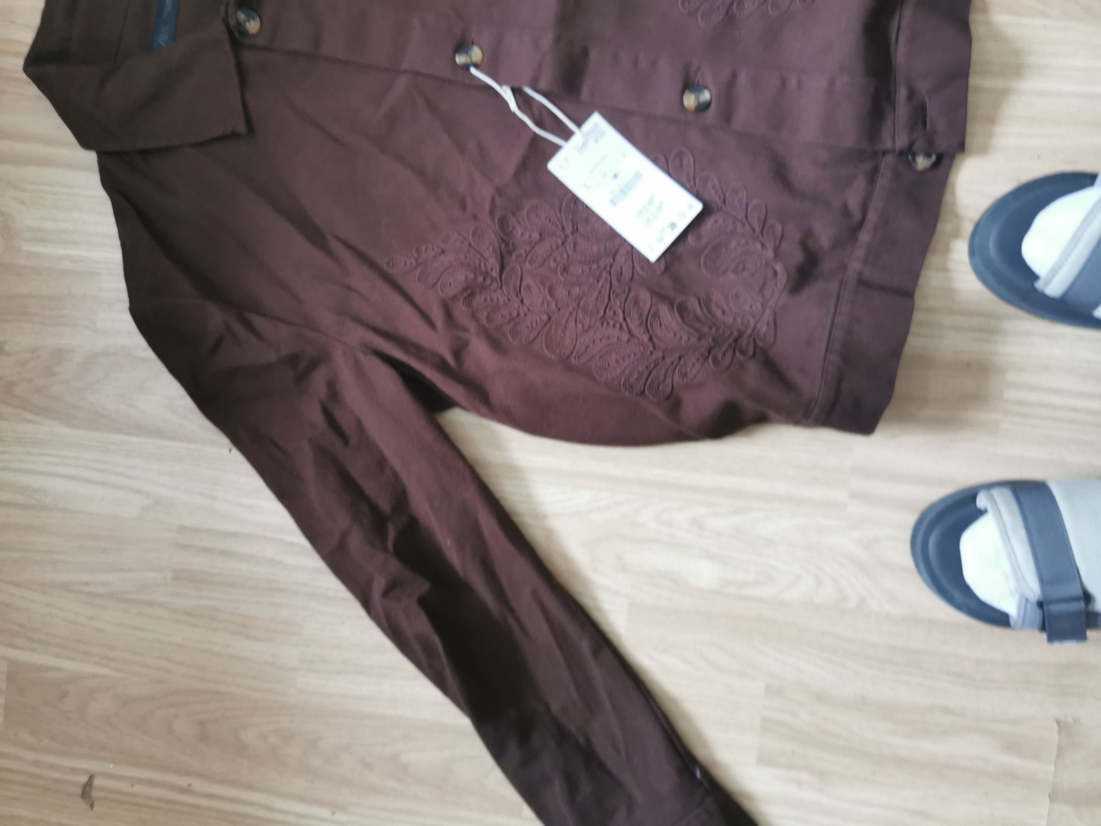 Zara Zara relaxed shirt size L, side hip pockets Size US L / EU 52-54 / 3 - 9 Thumbnail