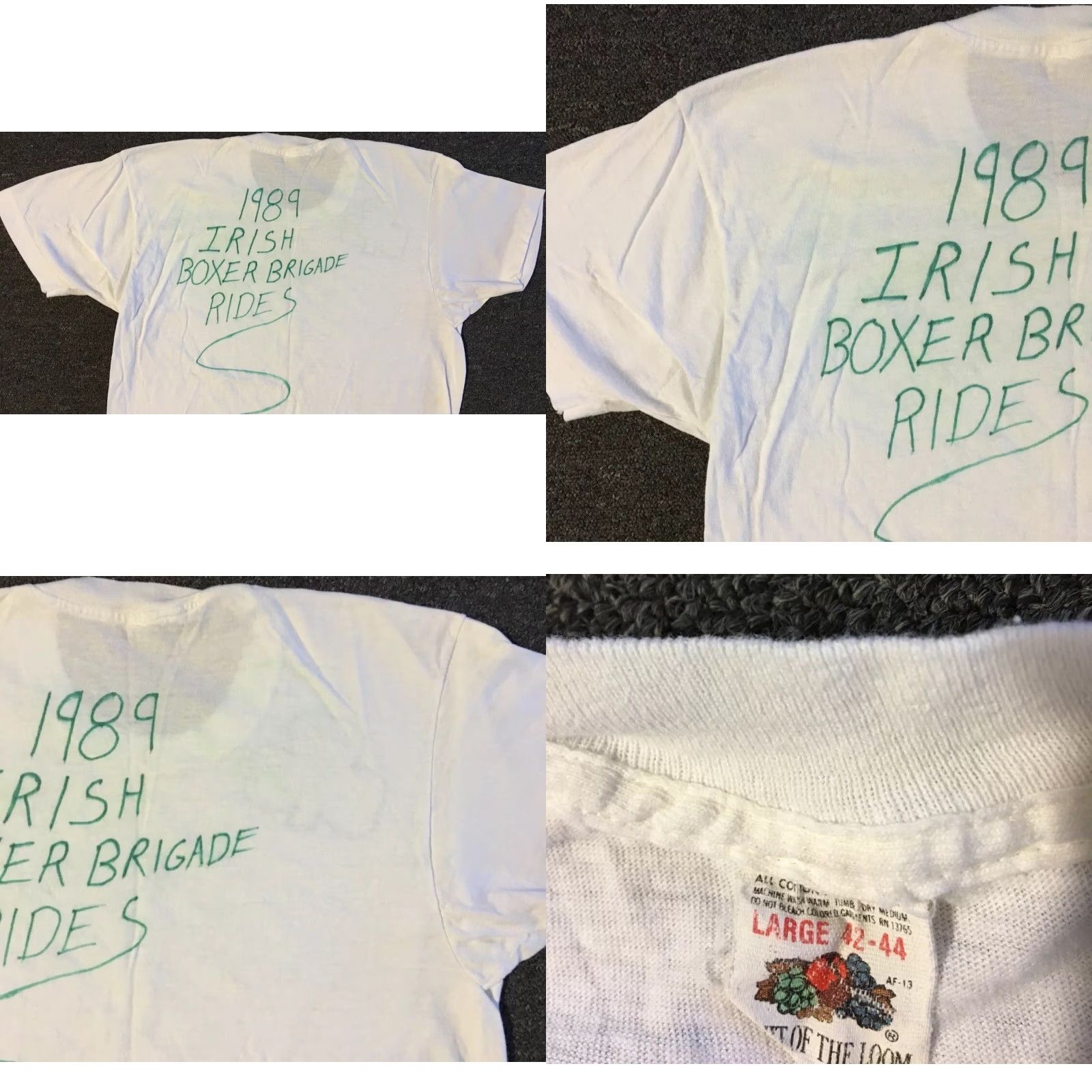 Vintage VINTAGE FOTL Single Stitch T-Shirt S White 80s Distressed Senior Shirt Football Track PE Grunge Mens Size US S / EU 44-46 / 1 - 9 Thumbnail