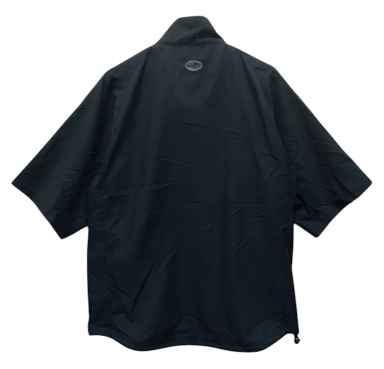 Adidas Vintage Adidas 3 Stripes Short Sleeve Windbreakers Size US L / EU 52-54 / 3 - 2 Thumbnail