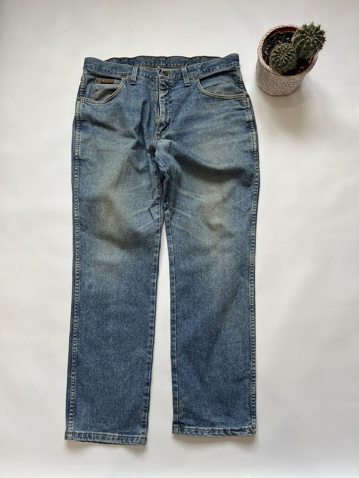 Wrangler Crazy vintage 90’s baggy wrangler denim jeans carhartt Size US 36 / EU 52 - 2 Thumbnail