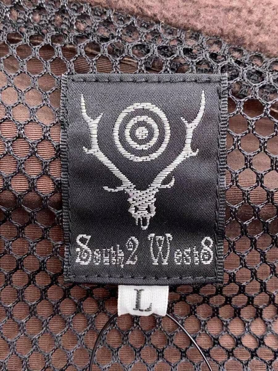 South2 West8 Multi Pocket Utility Cropped Fleece Sleeve Jacket Size US L / EU 52-54 / 3 - 5 Thumbnail