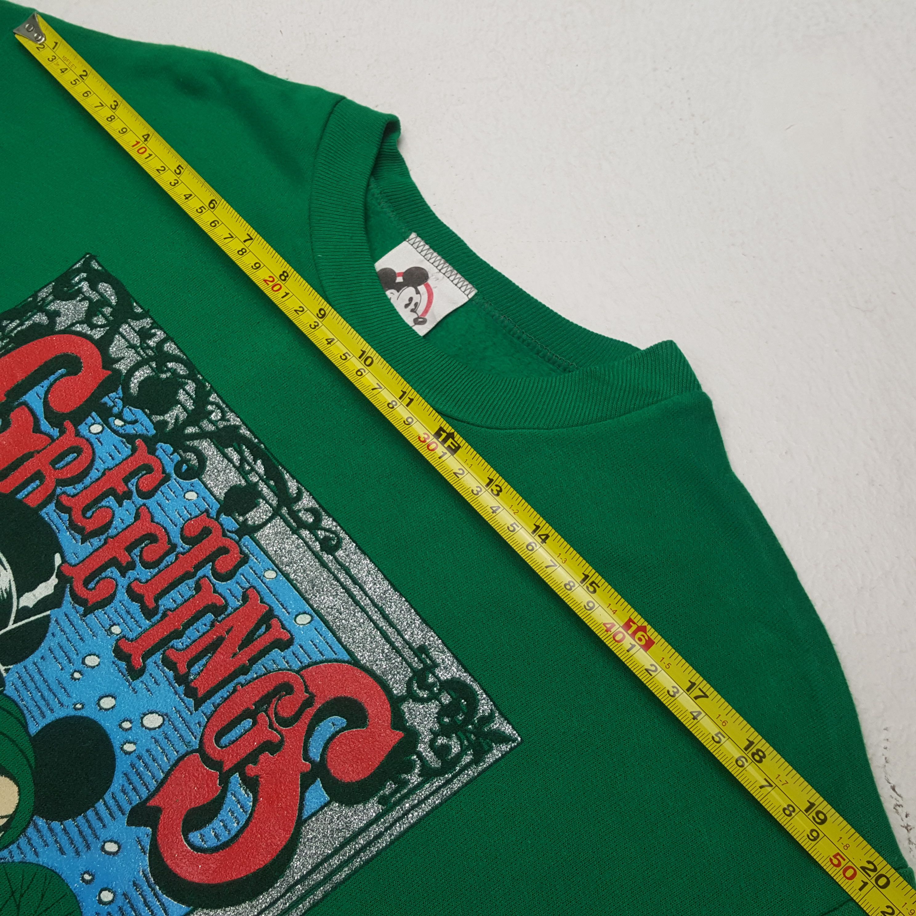Disney Vintage Chrismas Mickey And Minnie Promo Sweatshirt RR5 Size US L / EU 52-54 / 3 - 7 Thumbnail