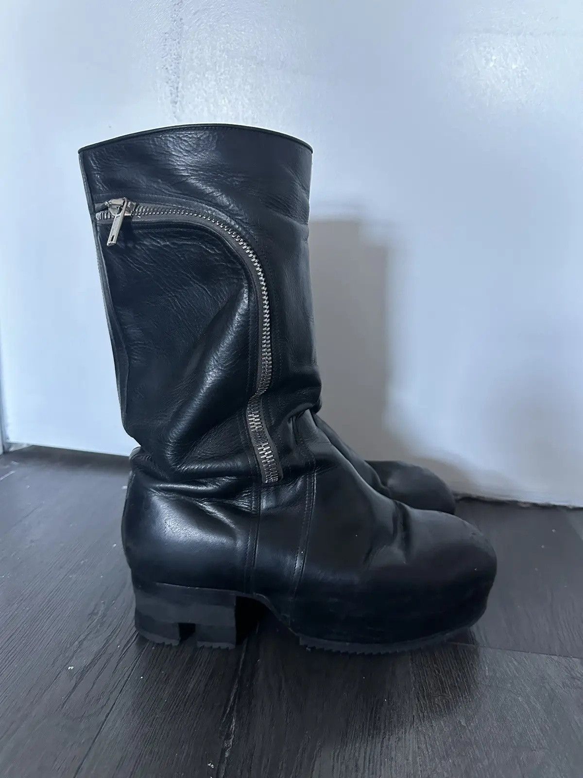 Rick Owens Rick Owens Bauhaus Ballast Biker Boots Size US 10 / EU 43 - 6 Thumbnail
