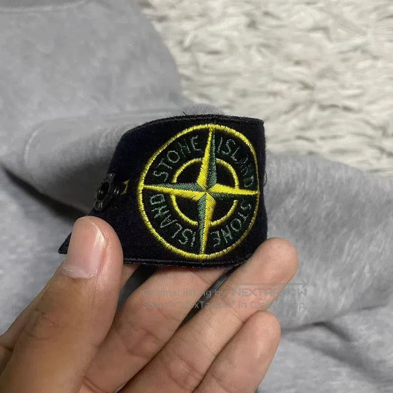 Stone Island Stone Island Round neck sweater basic sweater gray M code Size US M / EU 48-50 / 2 - 3 Thumbnail
