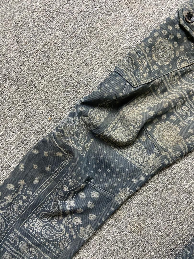 Japanese Brand Fieldcore Cargo Pants with Bandana Pattern (198) Size US 32 / EU 48 - 13 Thumbnail