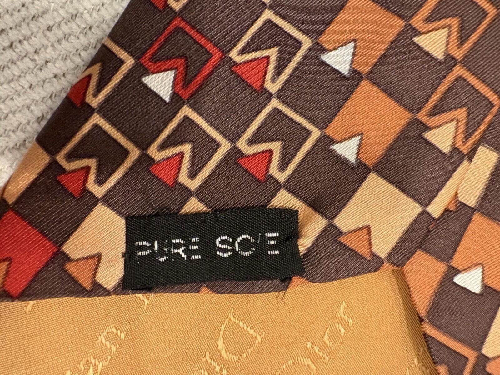 Dior VTG Christian Dior Tie 100% Silk Gorgeous 55” x 4” France Size ONE SIZE - 6 Thumbnail