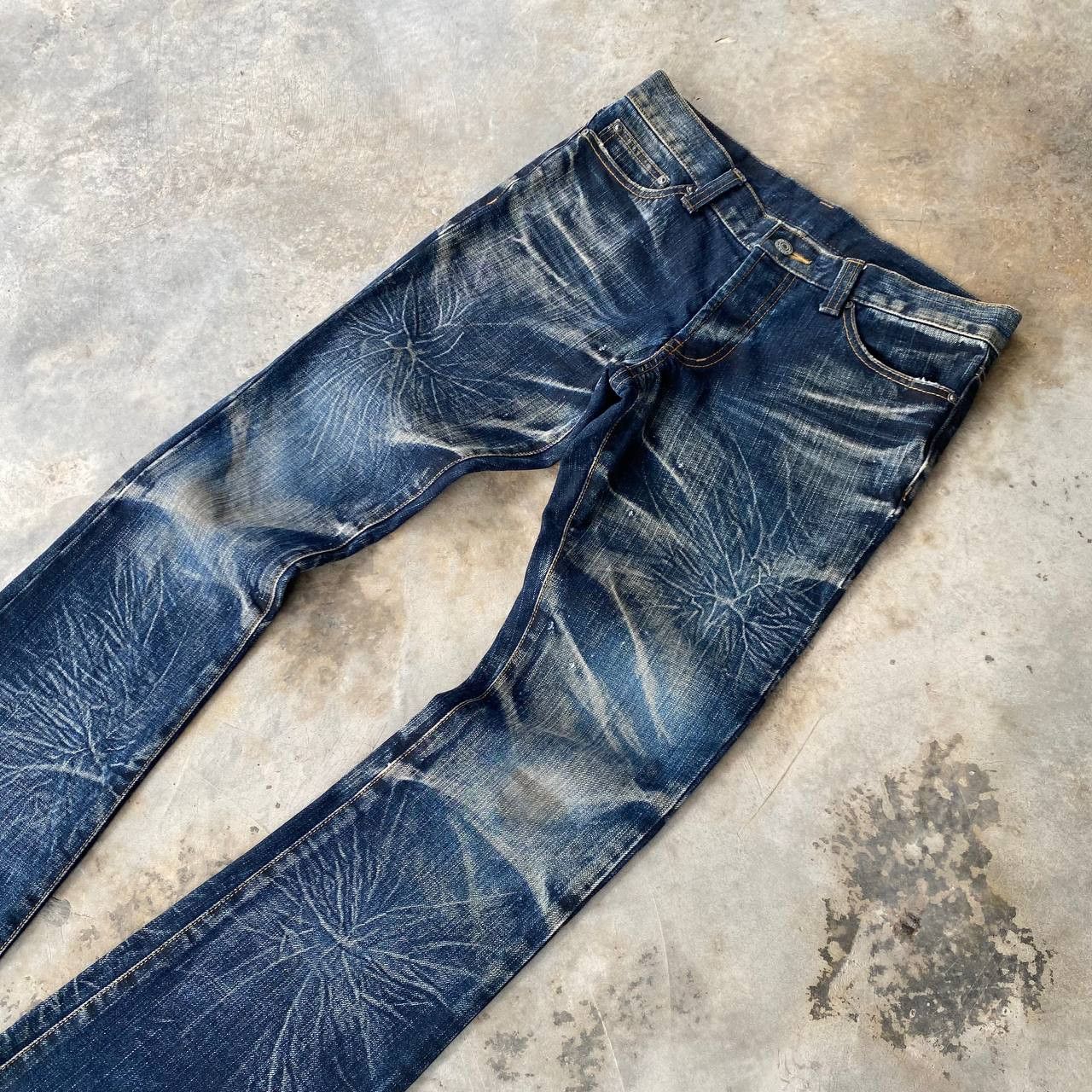 Japanese Brand FLARED JAPAN MODERN LOVERS RUSTY STARBURST GHOSTCLAW MARK Size US 28 / EU 44 - 6 Thumbnail
