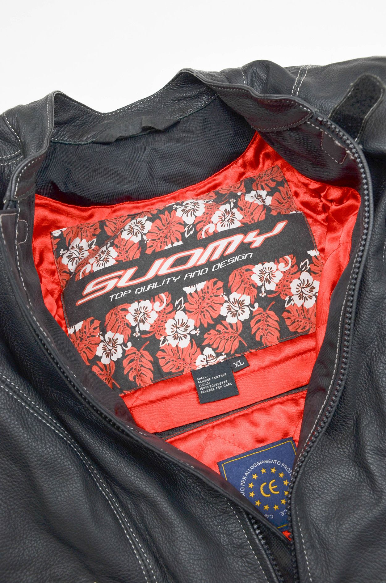 Other Suomy Black Leather Moto Racing Jacket Size XL Size XL / US 12-14 / IT 48-50 - 8 Thumbnail