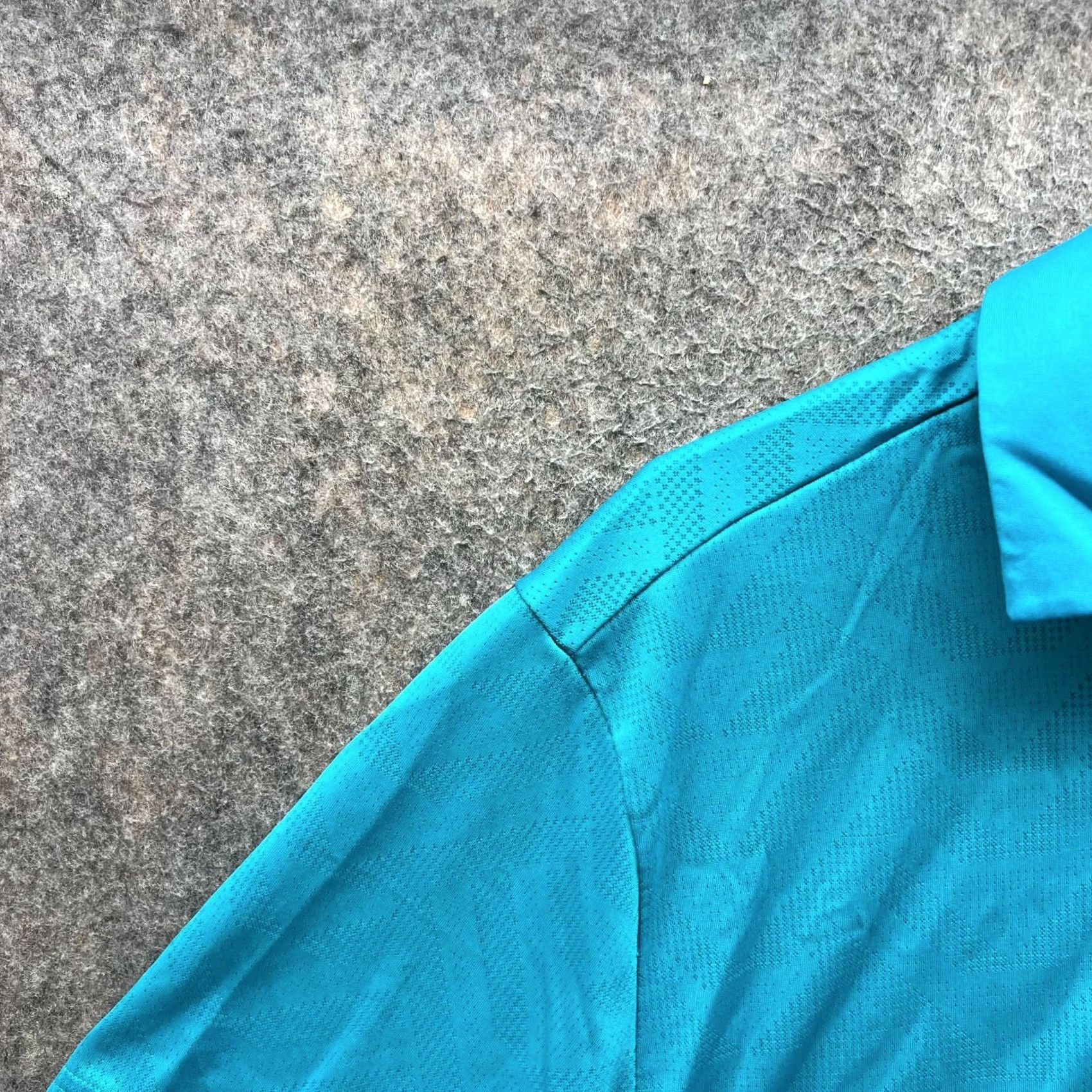 Under Armour Under Armour Polo Shirt Mens Medium Teal Blue HeatGear Golf Performance Short Sleeve Casual Activewear Size US M / EU 48-50 / 2 - 6 Thumbnail