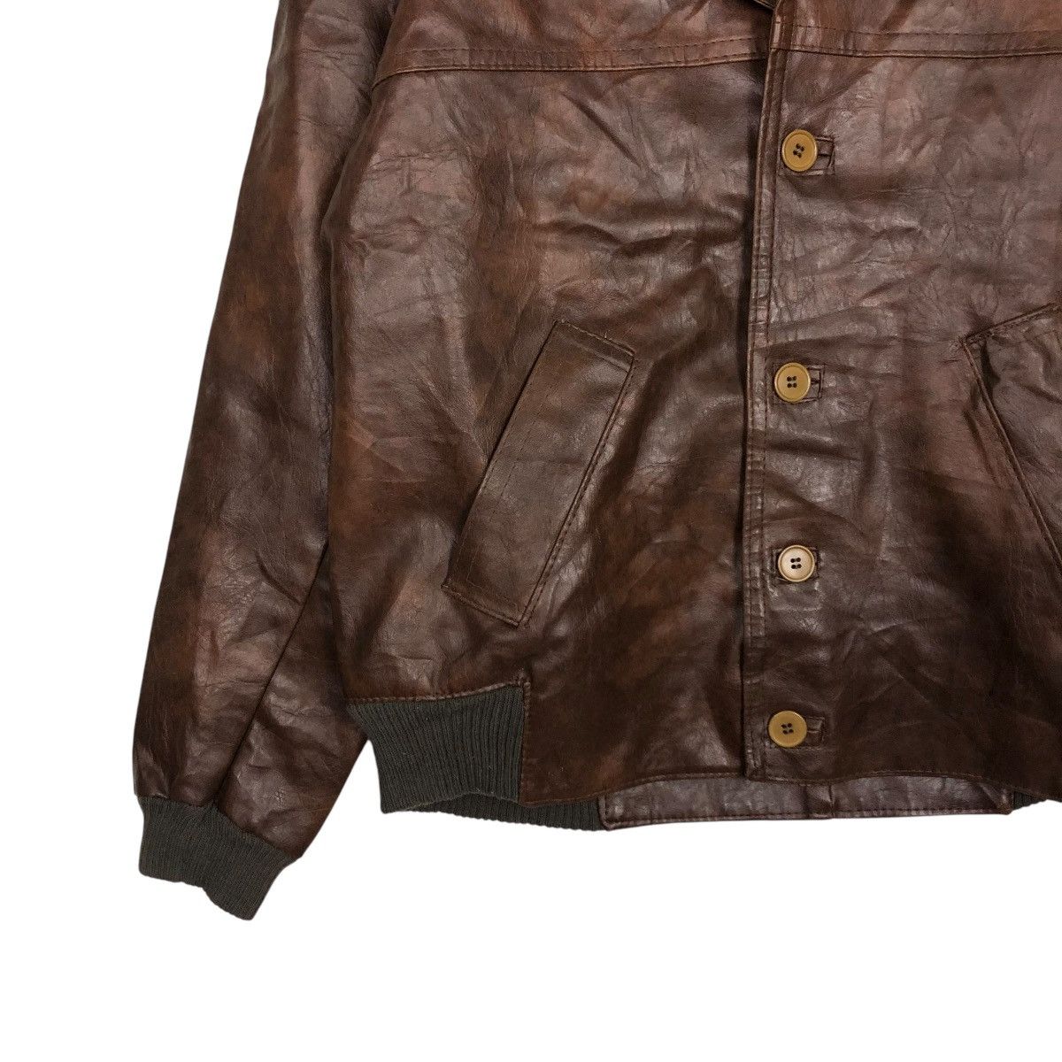 Vintage 🔥VINTAGE 70’s GENUINE LEATHER JACKET AVIATOR COLLECTION USA Size US M / EU 48-50 / 2 - 6 Thumbnail