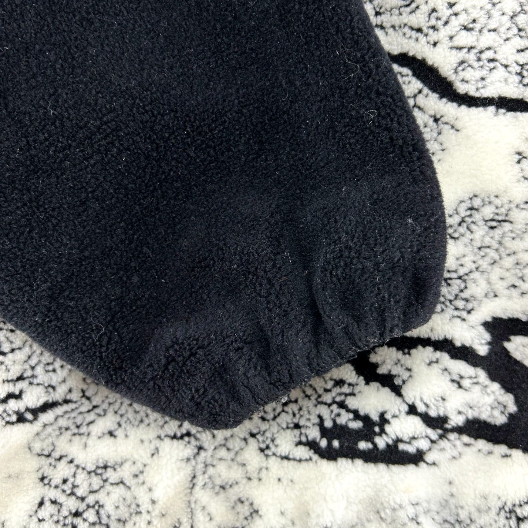 Vintage VINTAGE Denali Jacket Women 3X Black White Fleece Full Zip Nature Theme Bomber Jacket 90s Womens Size XXL / US 16-18 / IT 52-54 - 2 Thumbnail