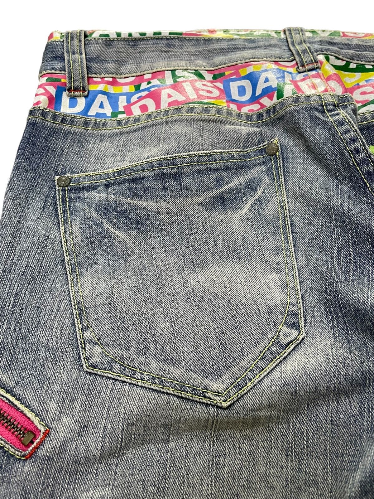 Hysteric Glamour × Japanese Brand Daisy Japan Funky Printed Zipper Man Jeans Size US 32 / EU 48 - 12 Thumbnail