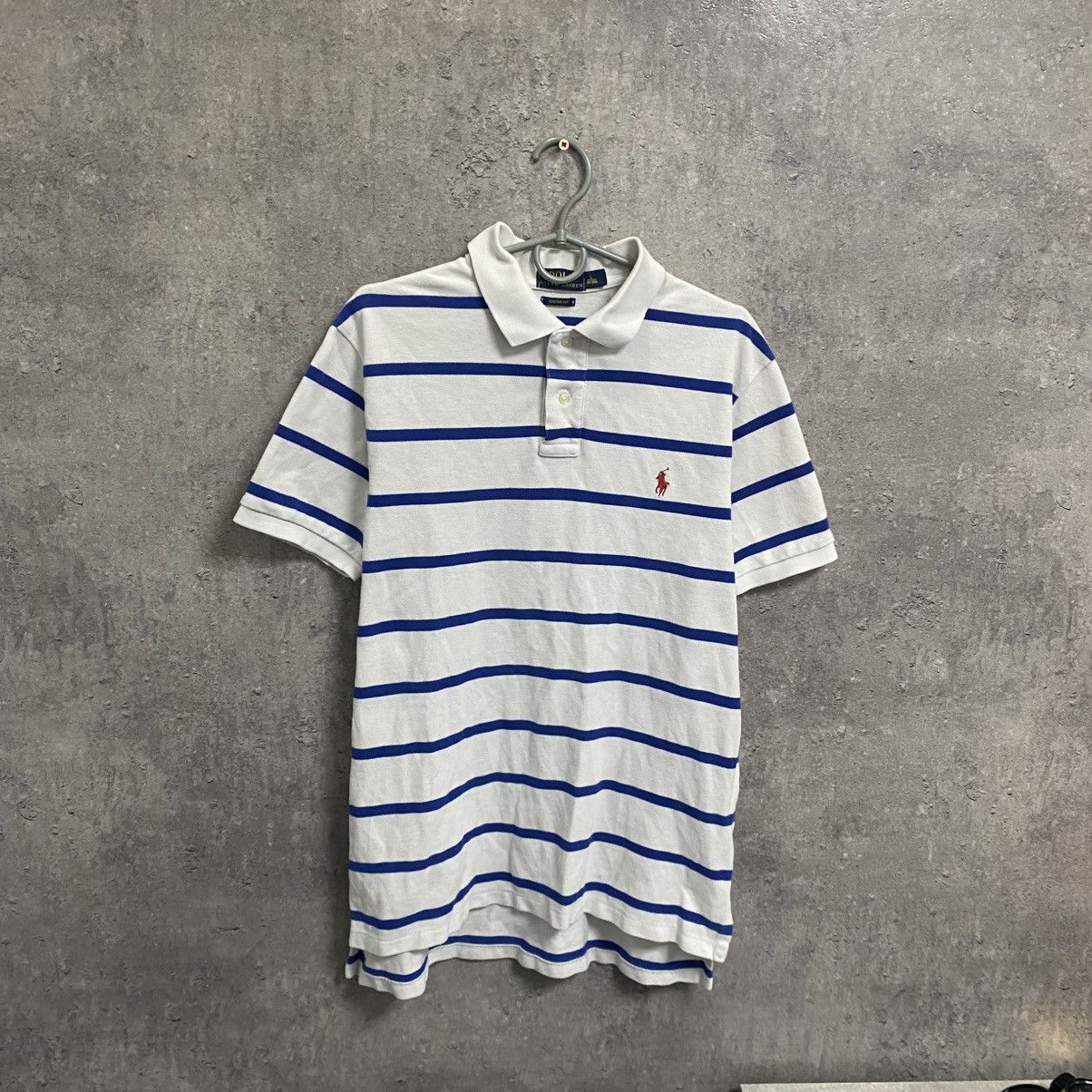 Polo Ralph Lauren Men’s Vintage 90s Polo Ralph Lauren Polo T-Shirt Striped Size US L / EU 52-54 / 3 - 1 Thumbnail