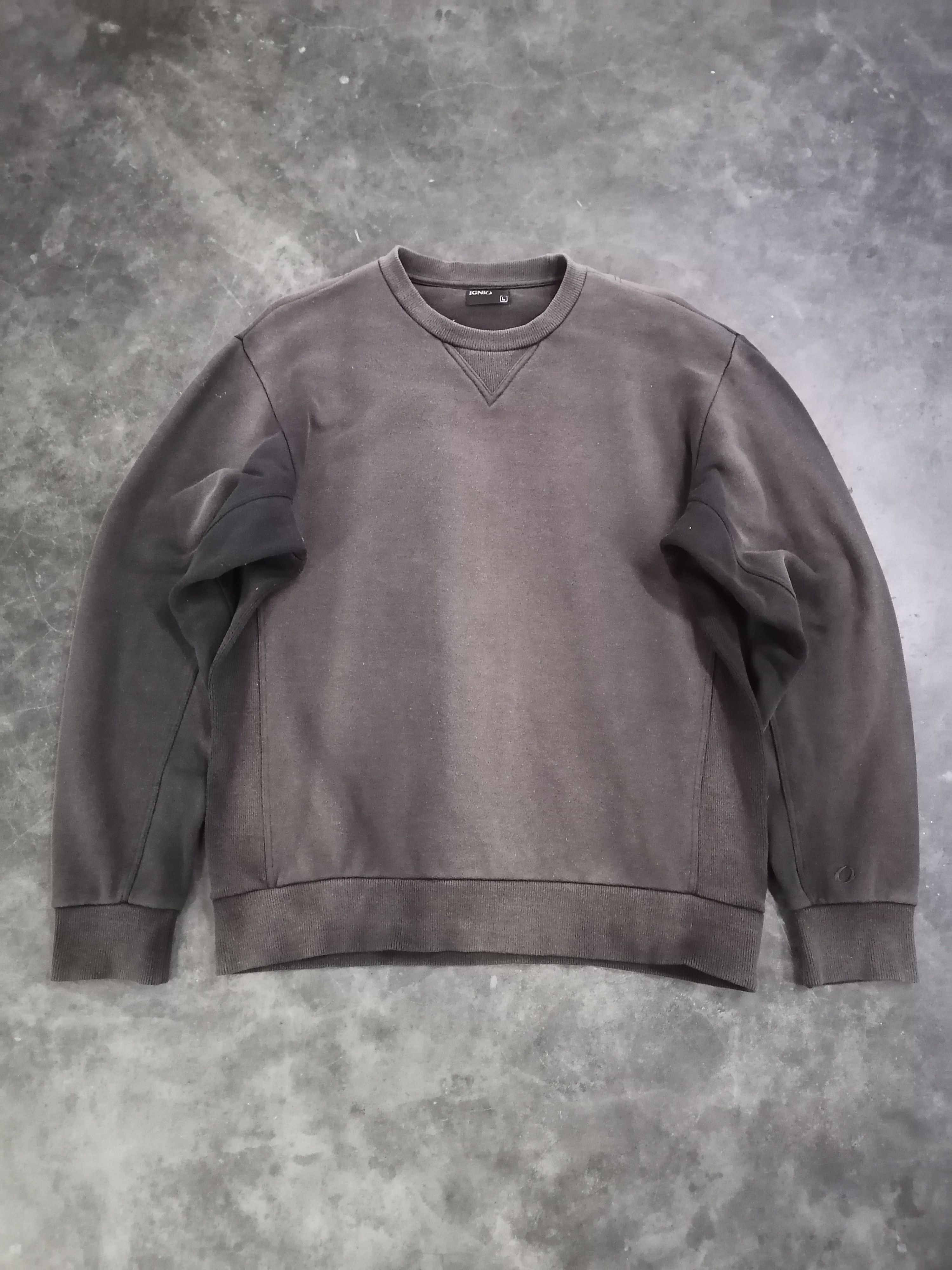 Japanese Brand Trashed Faded Ignio Reverse Weave Sweatshirts Size US L / EU 52-54 / 3 - 1 Thumbnail