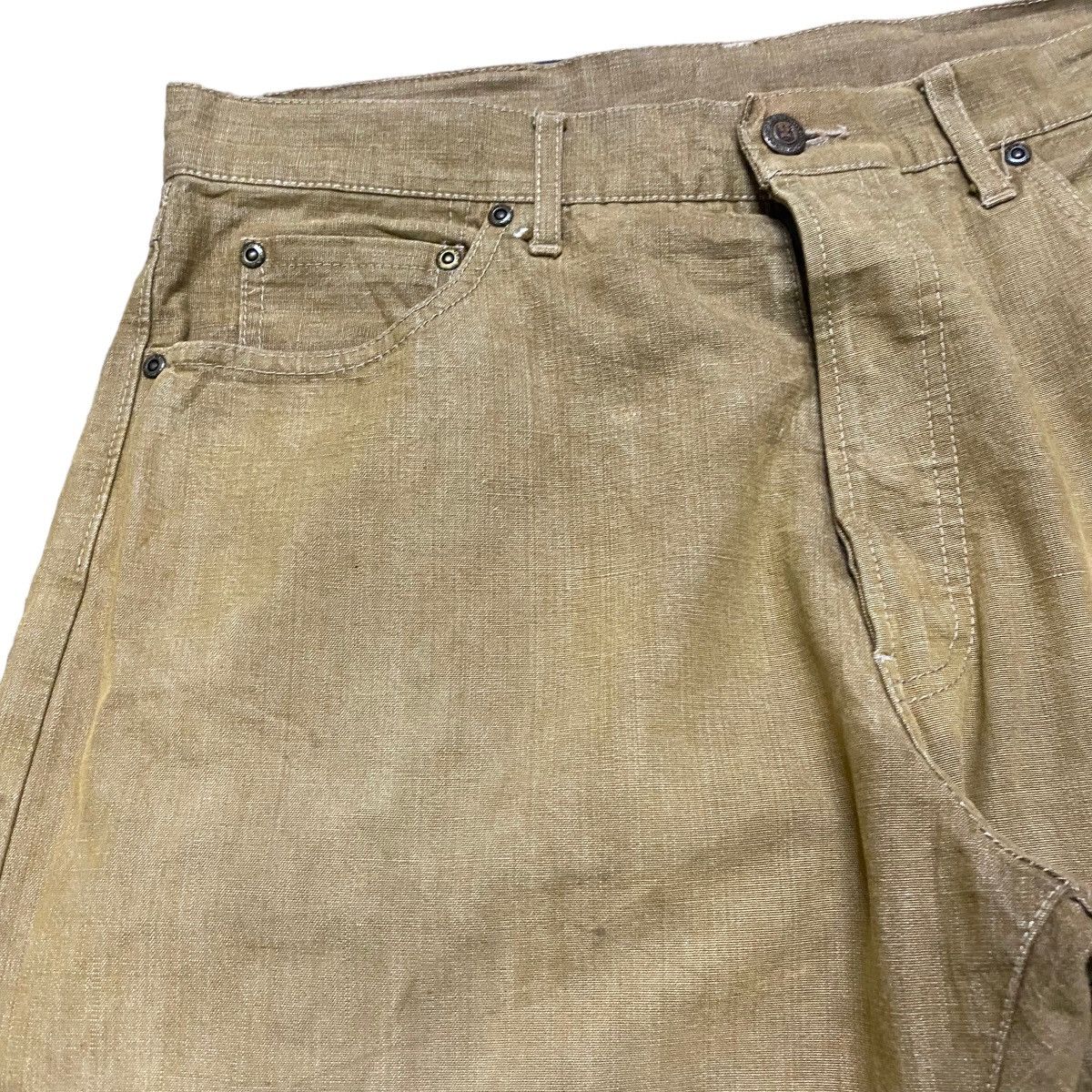 Vintage Vintage PNB NATION Canvas Cotton Baggy Skater Pants Selvedge Size US 33 - 4 Thumbnail