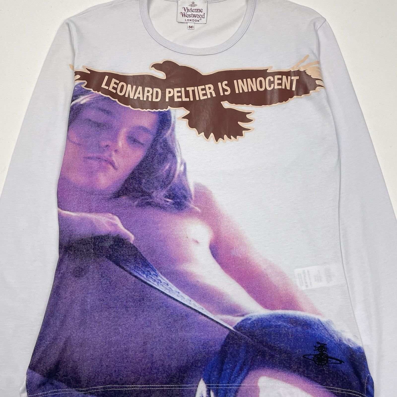 Vivienne Westwood Vivienne Westwood Leonard Peltier Is Innocent Rare T-Shirt M Size M / US 6-8 / IT 42-44 - 3 Thumbnail