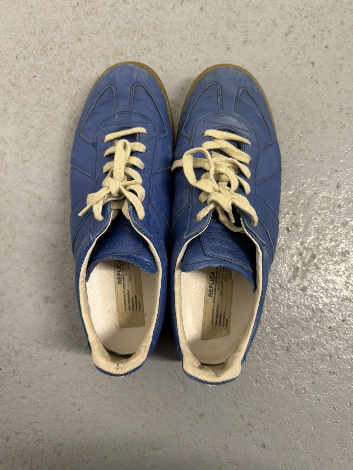 Maison Margiela Maison Margiela Gat Replica Leather Sneakers Size US 8 / EU 41 - 6 Thumbnail