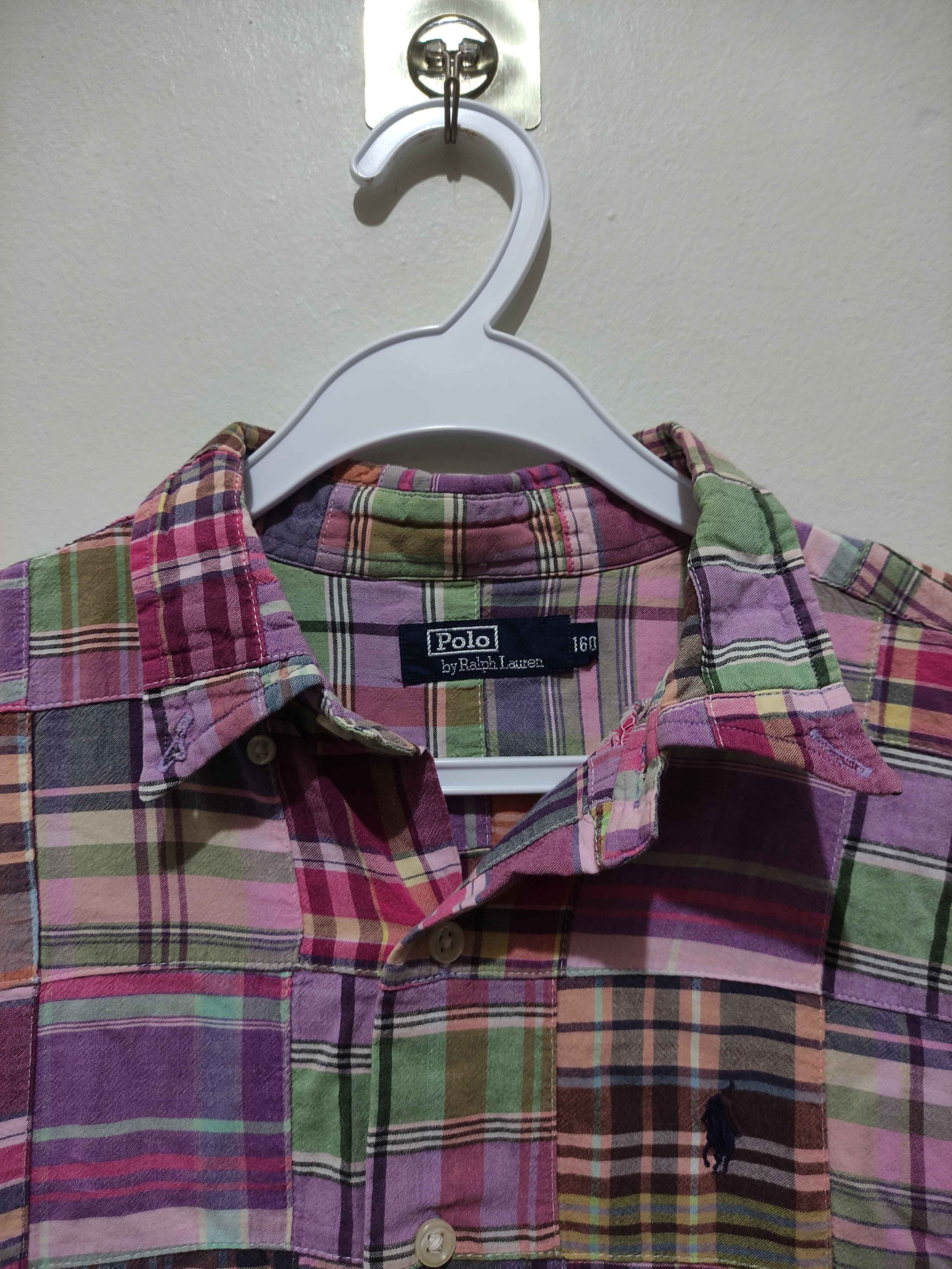 Polo Ralph Lauren Vintage 90s Polo Ralph Lauren Blaire Patchwork Shirt Size US M / EU 48-50 / 2 - 2 Thumbnail