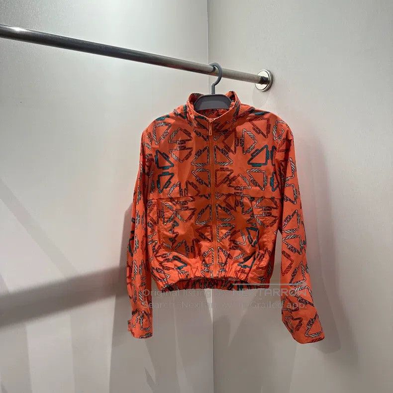 Hermes Hermes Tattersall Horse Tack Short Windbreaker Size XS / US 0-2 / IT 36-38 - 1 Thumbnail