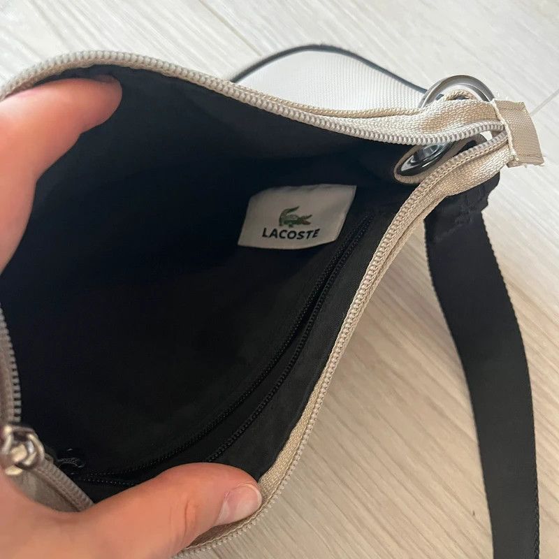 Lacoste Vintage Lacoste Beige Handbag Size ONE SIZE - 6 Thumbnail
