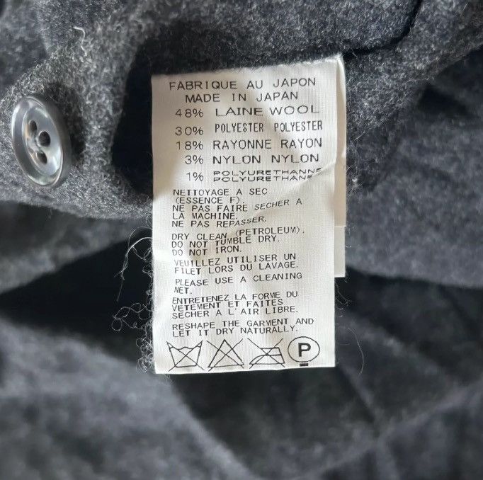 Yohji Yamamoto Yohji Yamamoto 16aw Old Grey Wool Coat 2412-Nextarrow Size US M / EU 48-50 / 2 - 5 Thumbnail