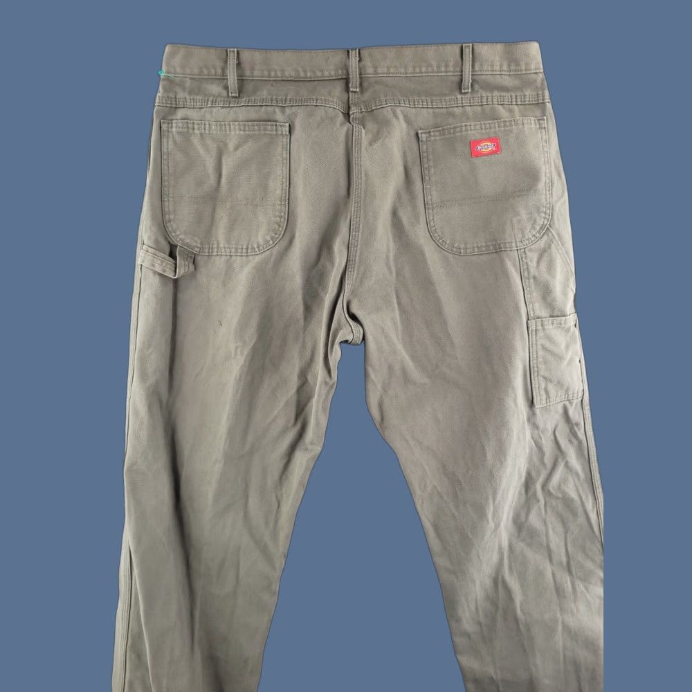 Dickies Dickies Canvas Carpenter Pants Mens 42x32 Olive Green Cotton Army Workwear Size US 42 / EU 58 - 1 Thumbnail